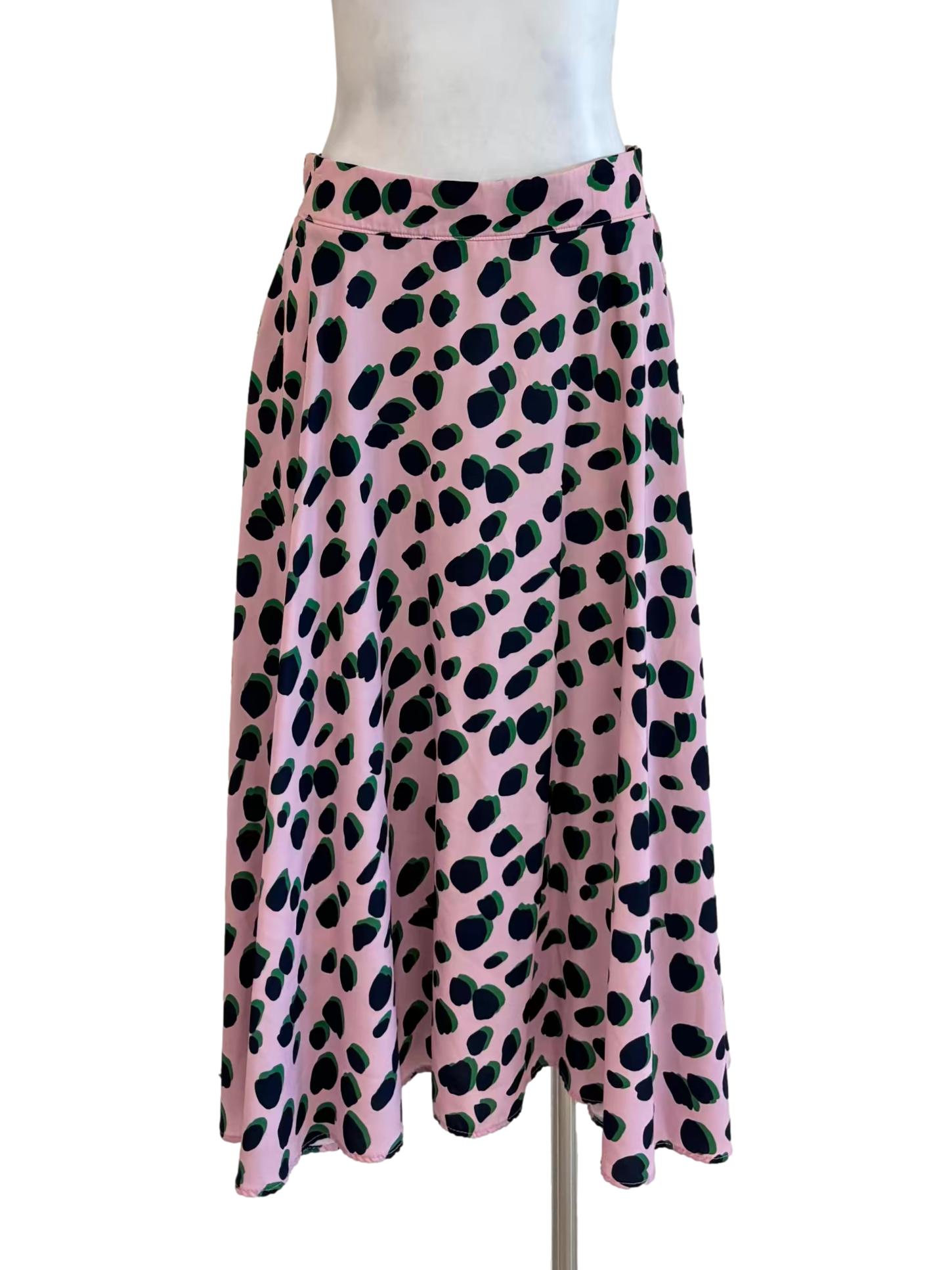 Baby Pink Patterned Skirt