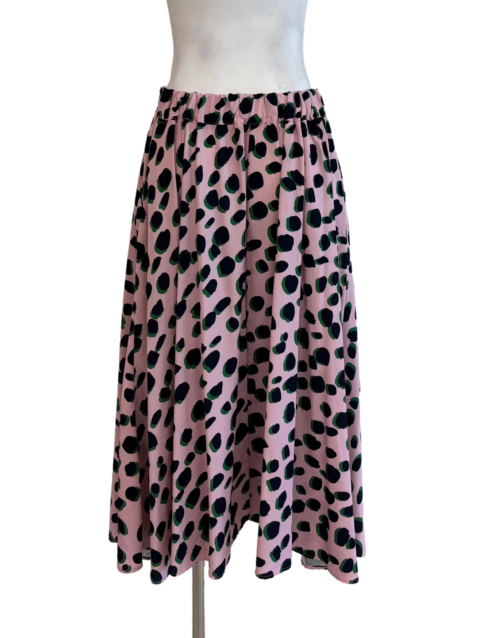Baby Pink Patterned Skirt