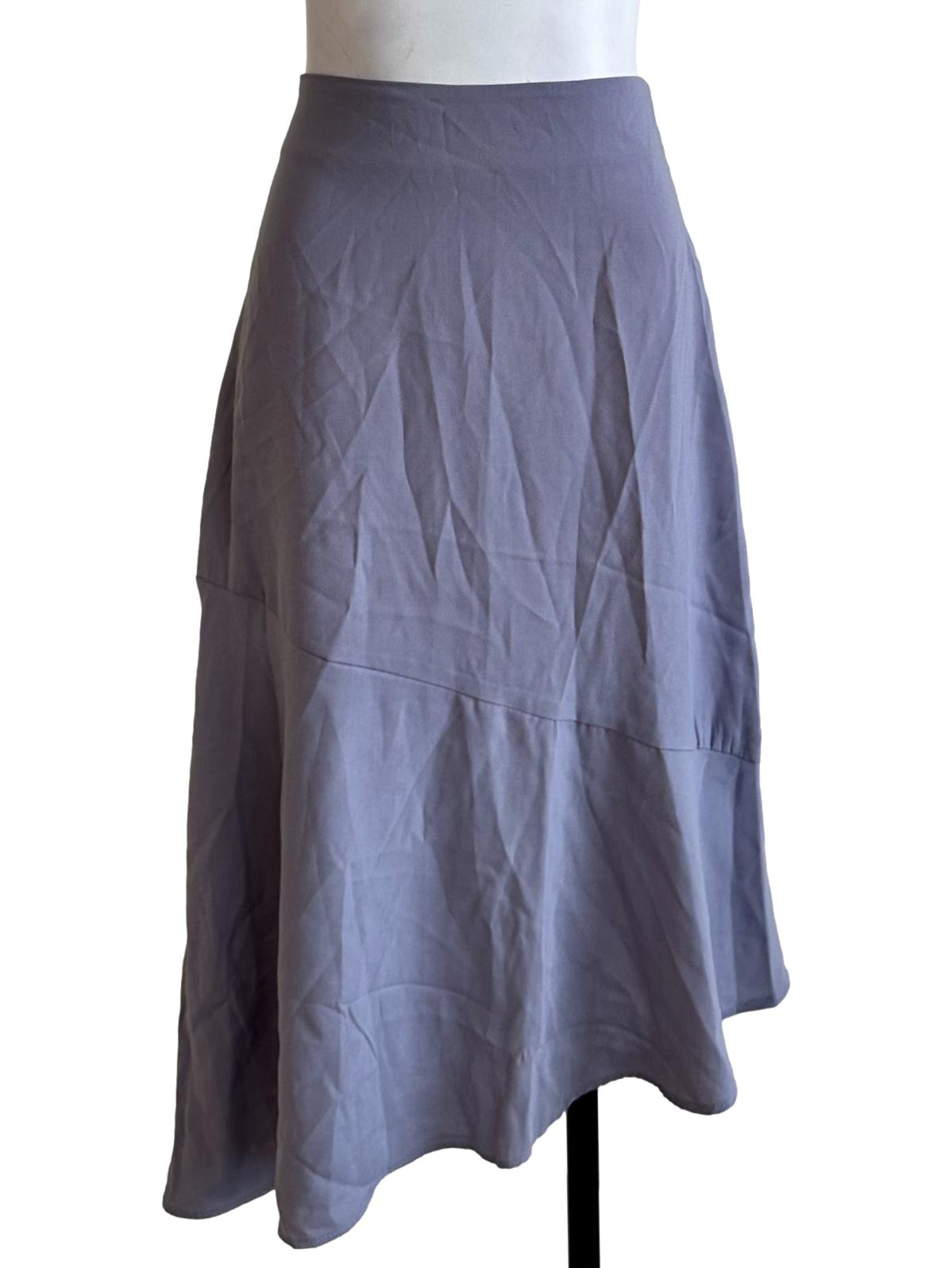 Dove Grey Asymmetrical Skirt