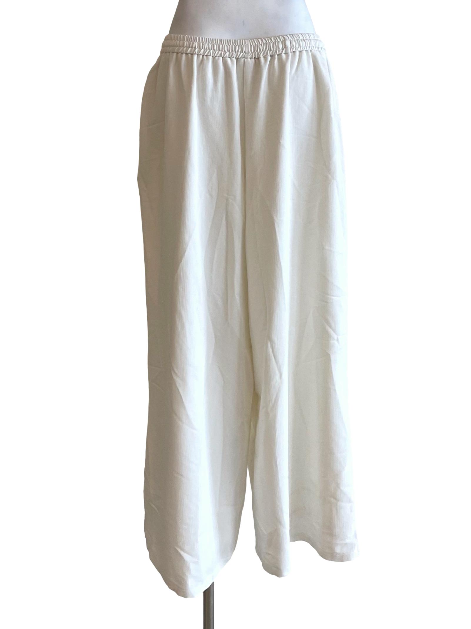 White Baggy Sweatpants