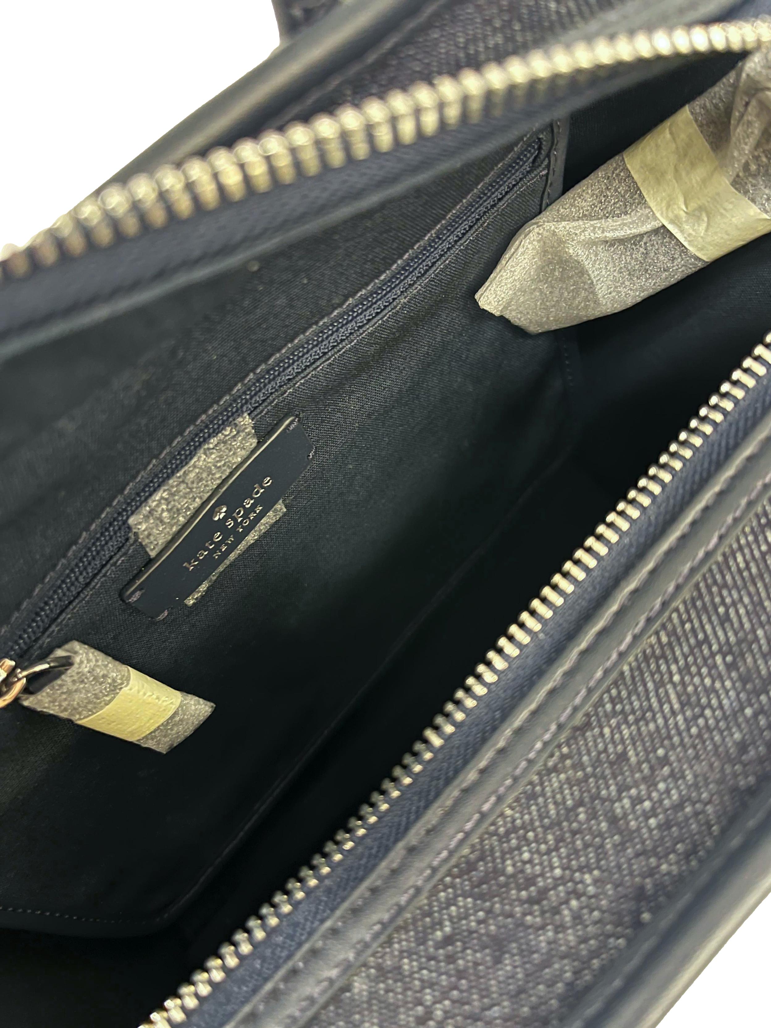 Blue Canvas Ella Cherry Embroidered Denim Tote Bag CSN