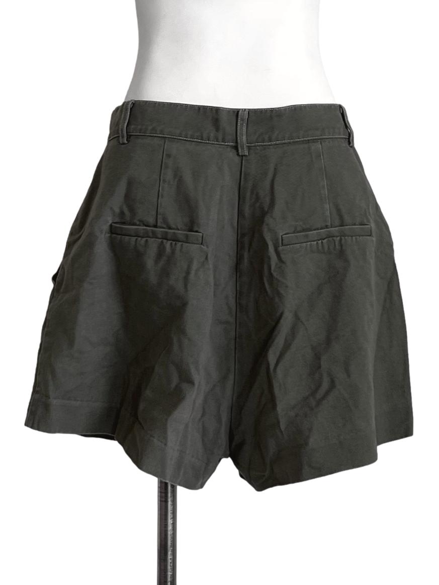 Moss Green Cotton Short Pants LB