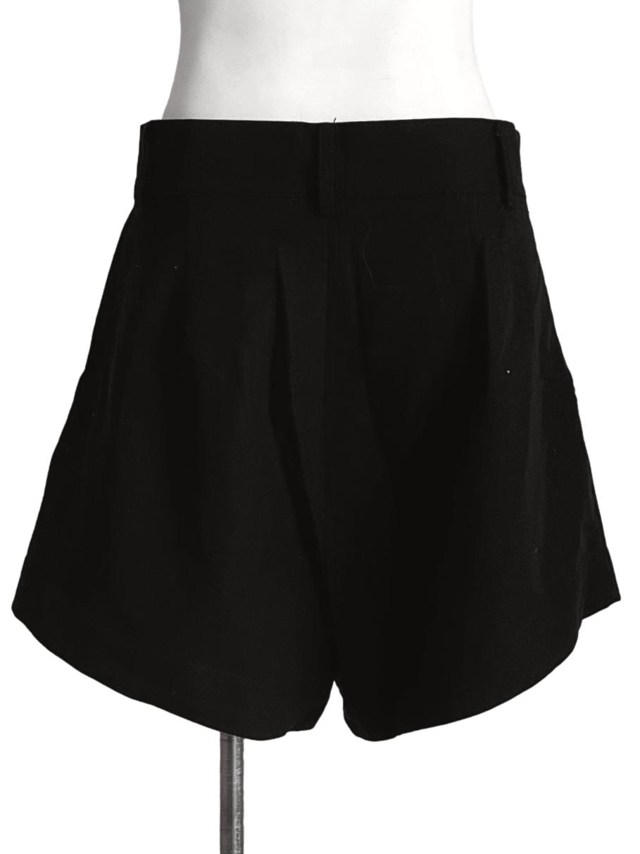 Jade Black Casual Short Pants YHF