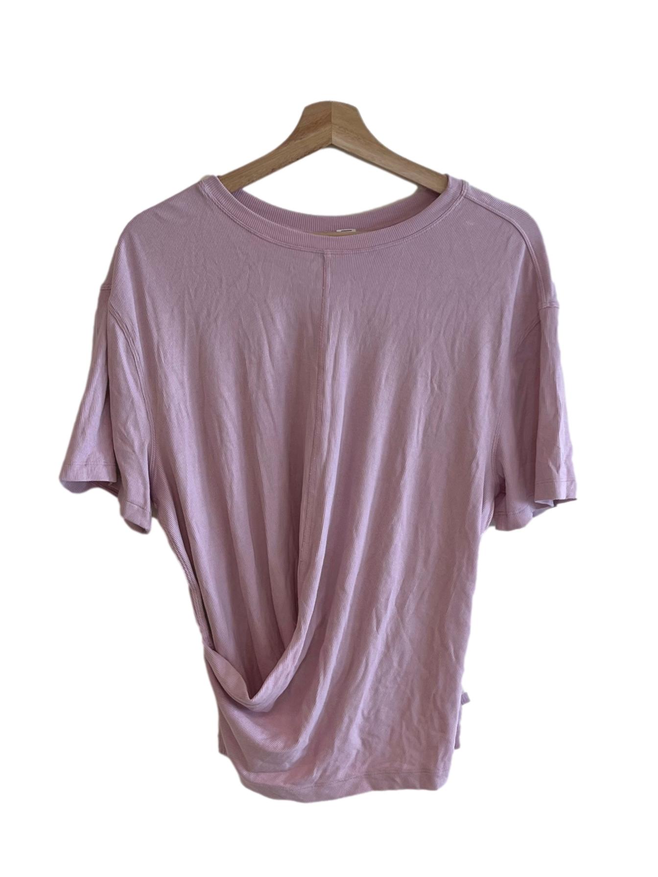 Lilac Purple Jewel Neckline T-Shirt