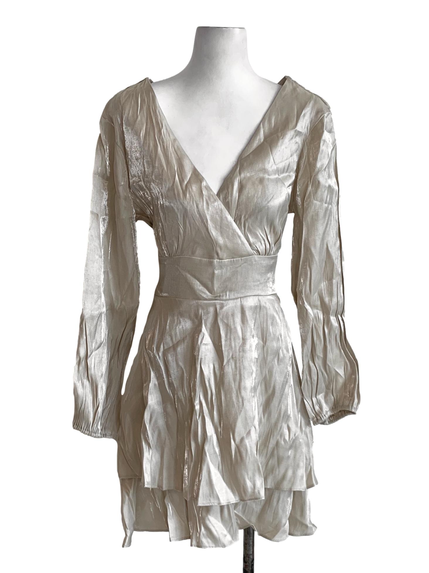 Tortilla V-Neckline Empire Dress