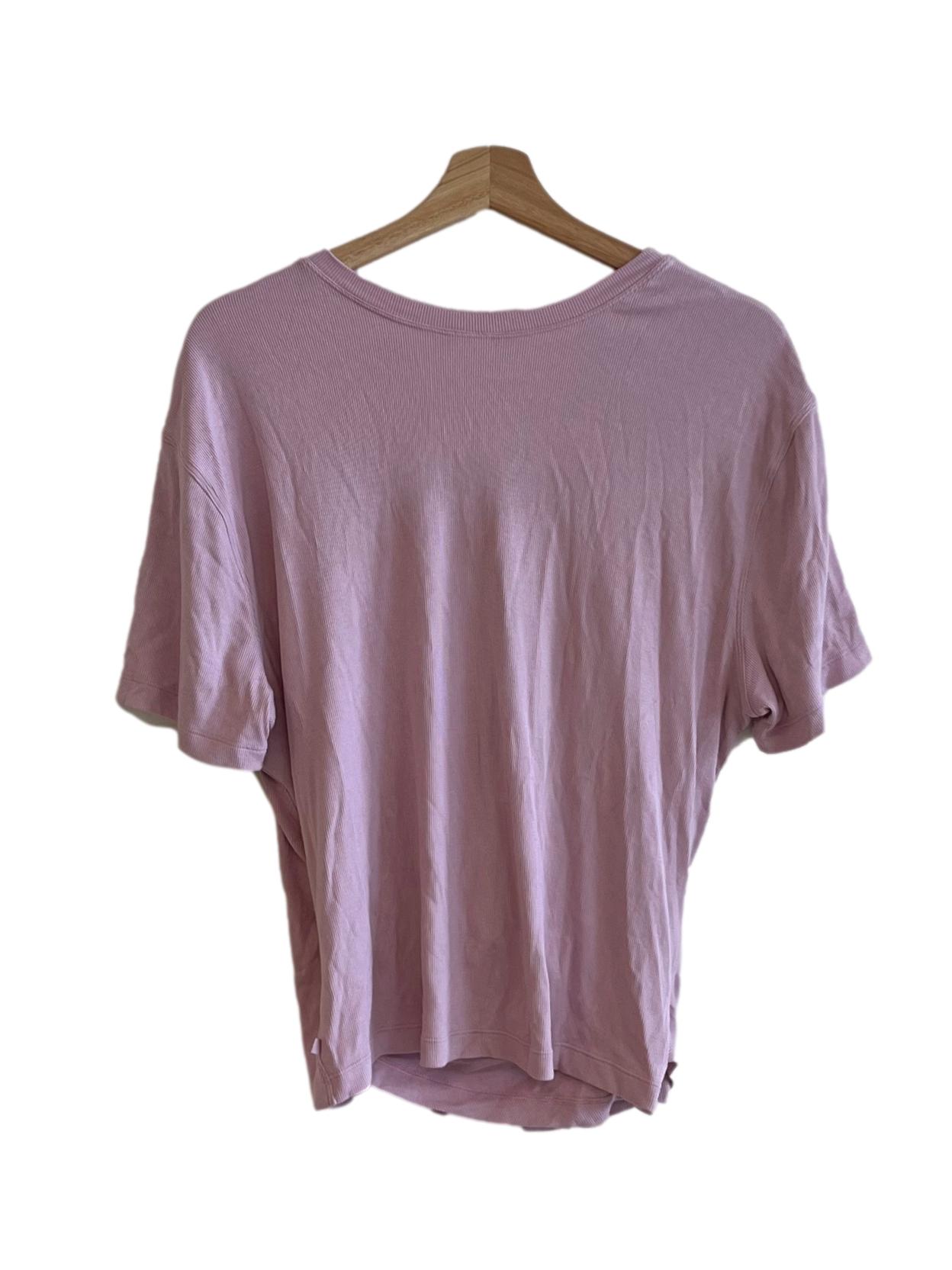 Lilac Purple Jewel Neckline T-Shirt
