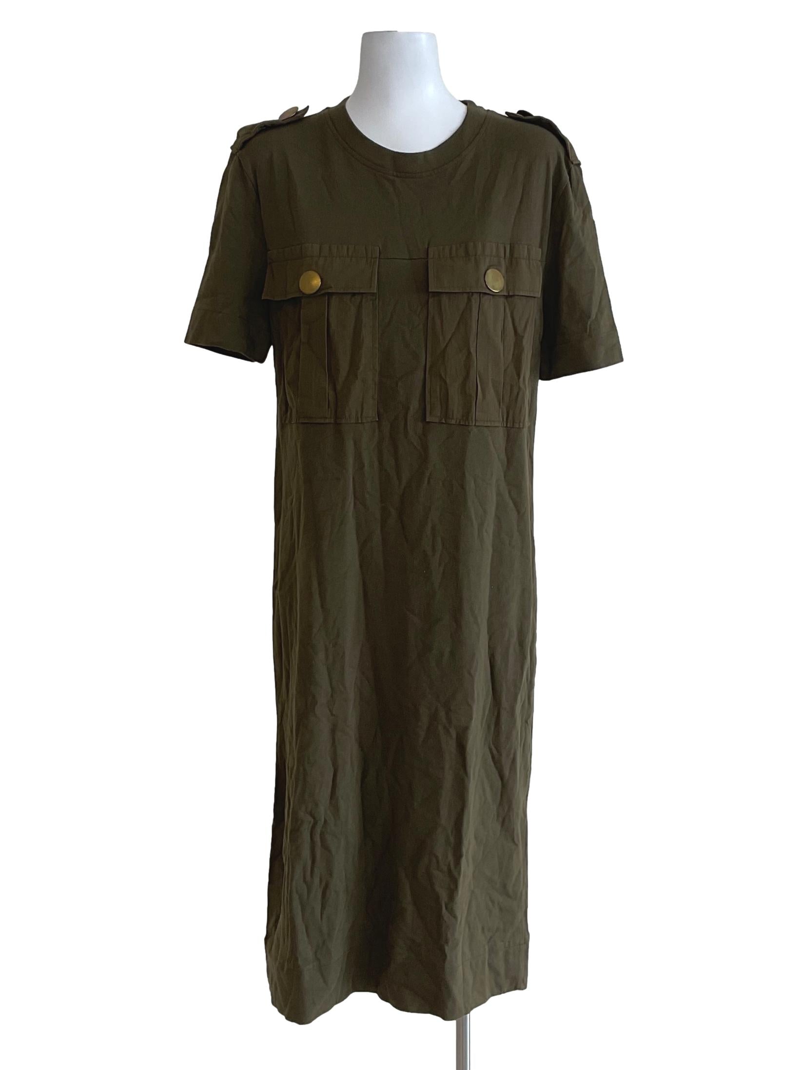 Moss Green Tunic Dress