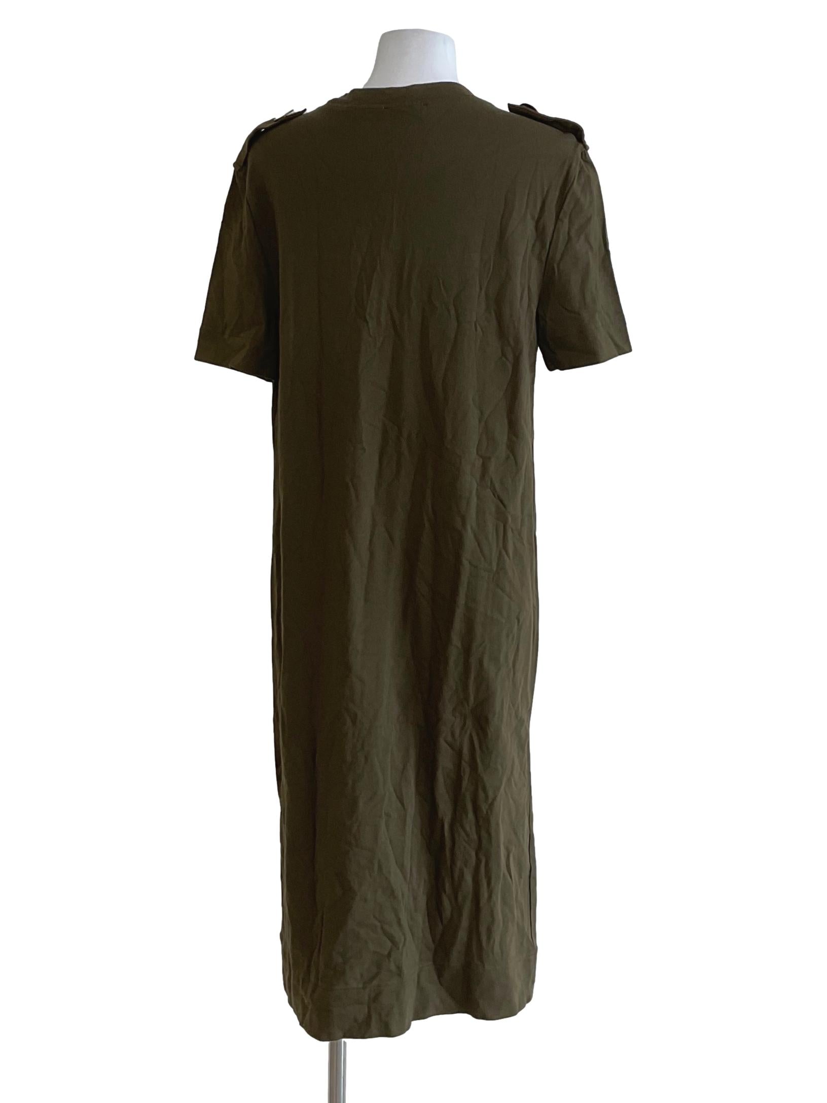 Moss Green Tunic Dress