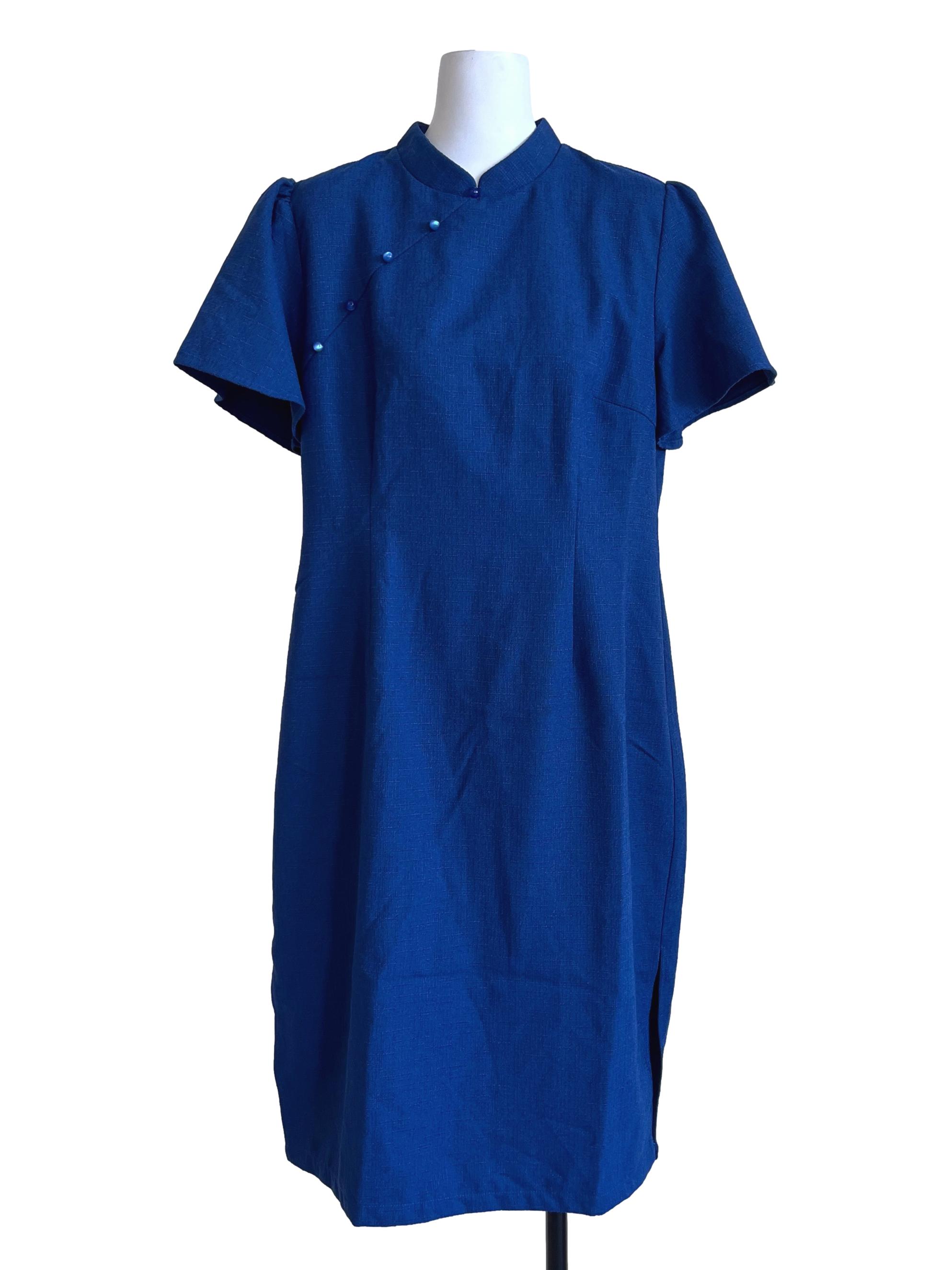 Azure Blue Shirt Dress