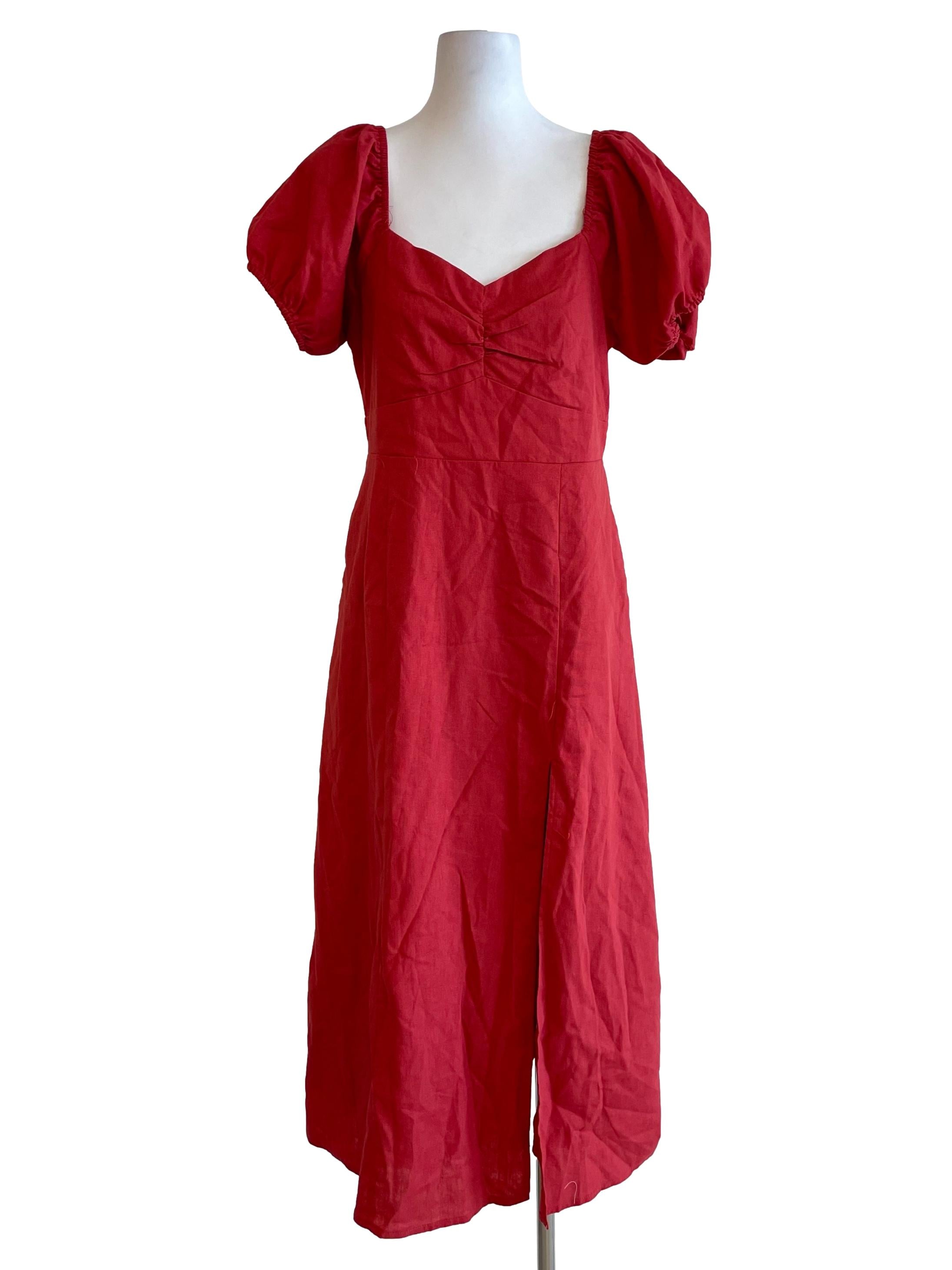 Chili Red Sweetheart Dress