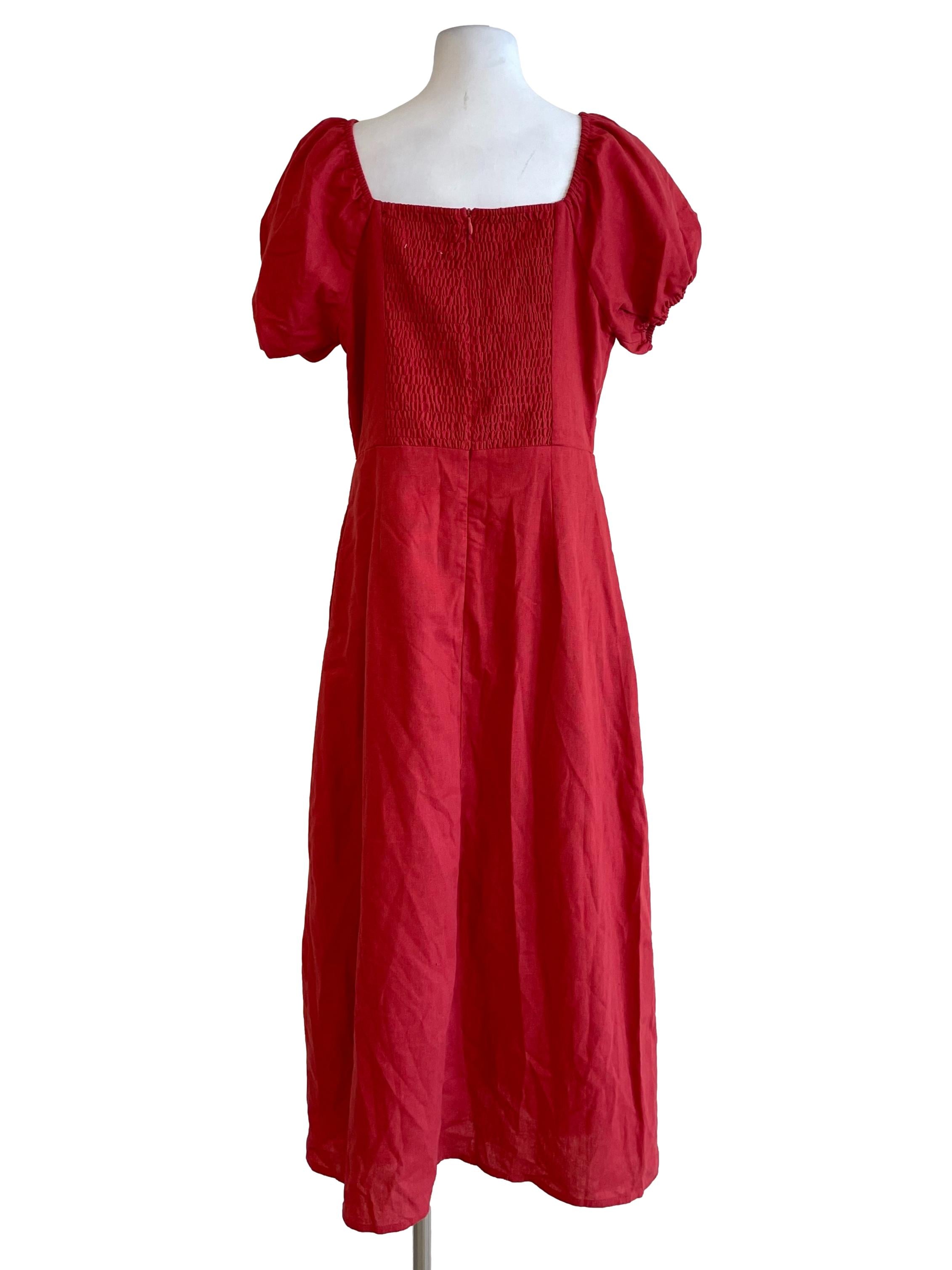 Chili Red Sweetheart Dress