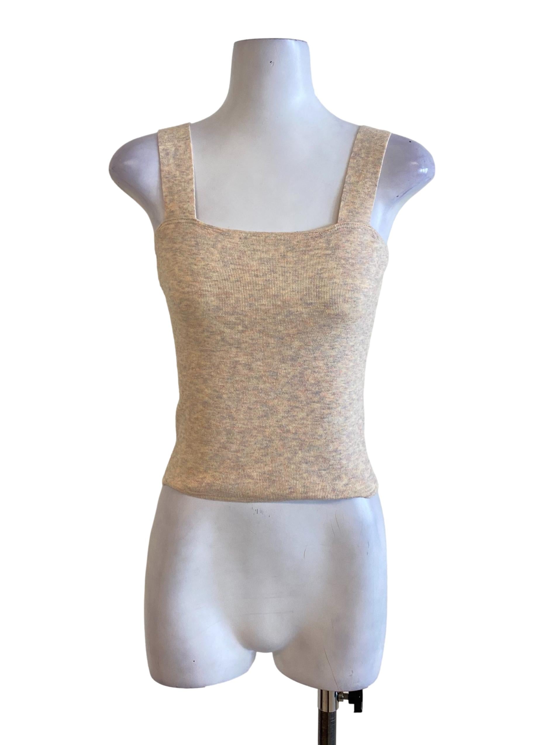 Pastel Tie Dye Knitted Tank Top