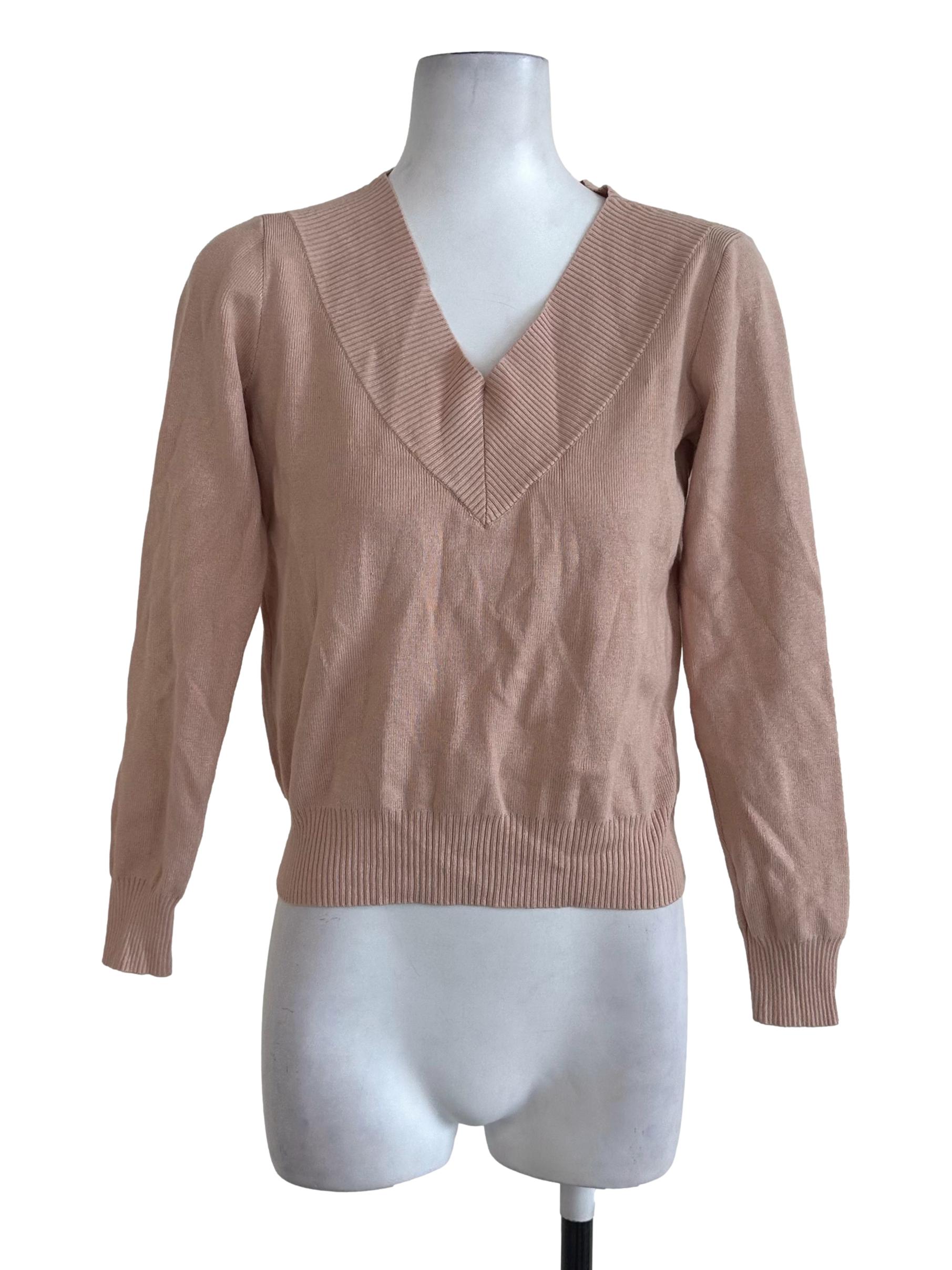 Pomelo Dusty Pink Knitted Top | REFASH