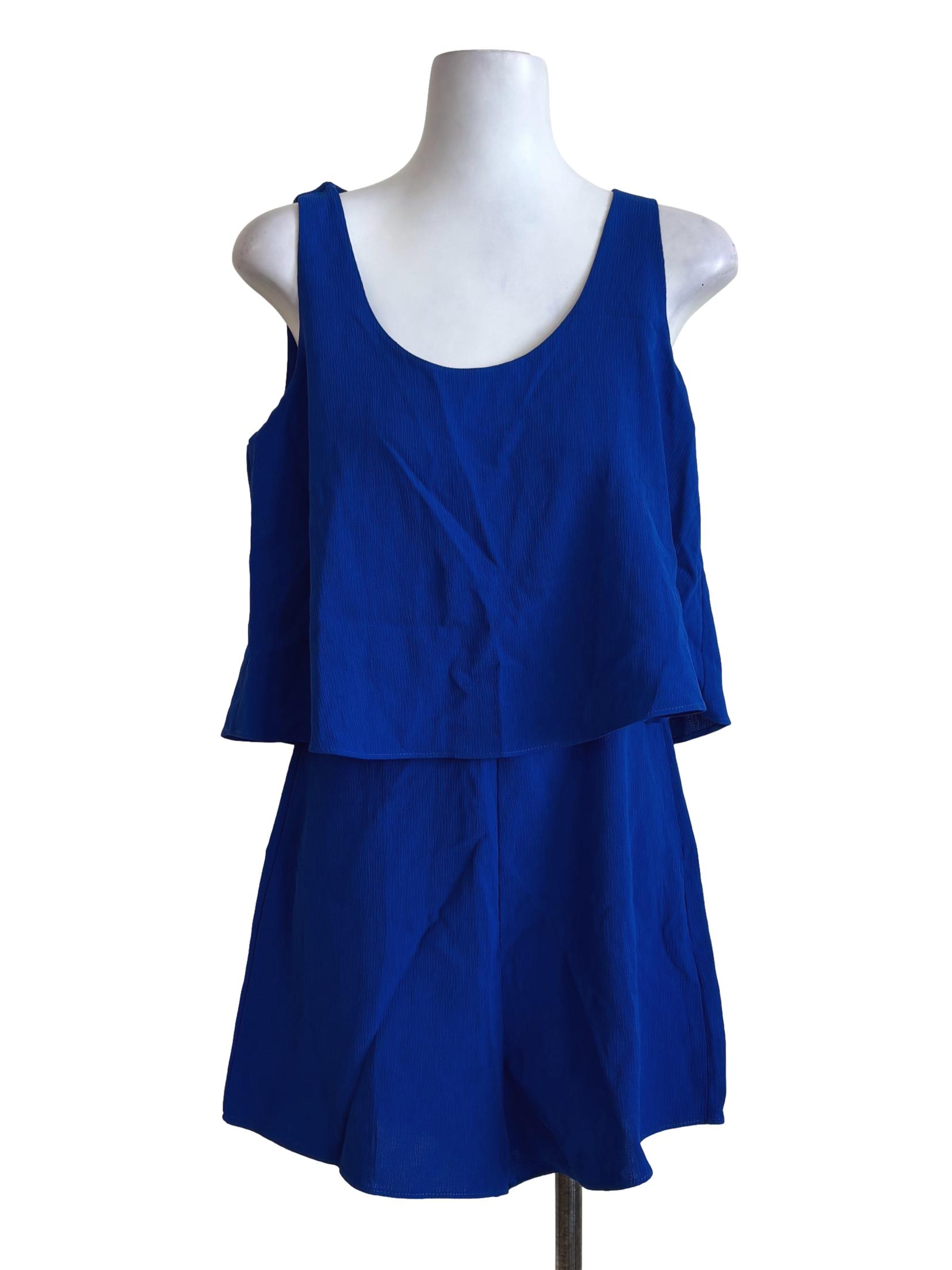 Lapis Blue Layered Rompers