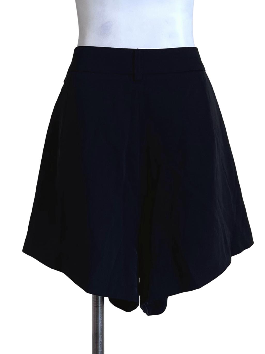 Ink Black Casual Short Pants