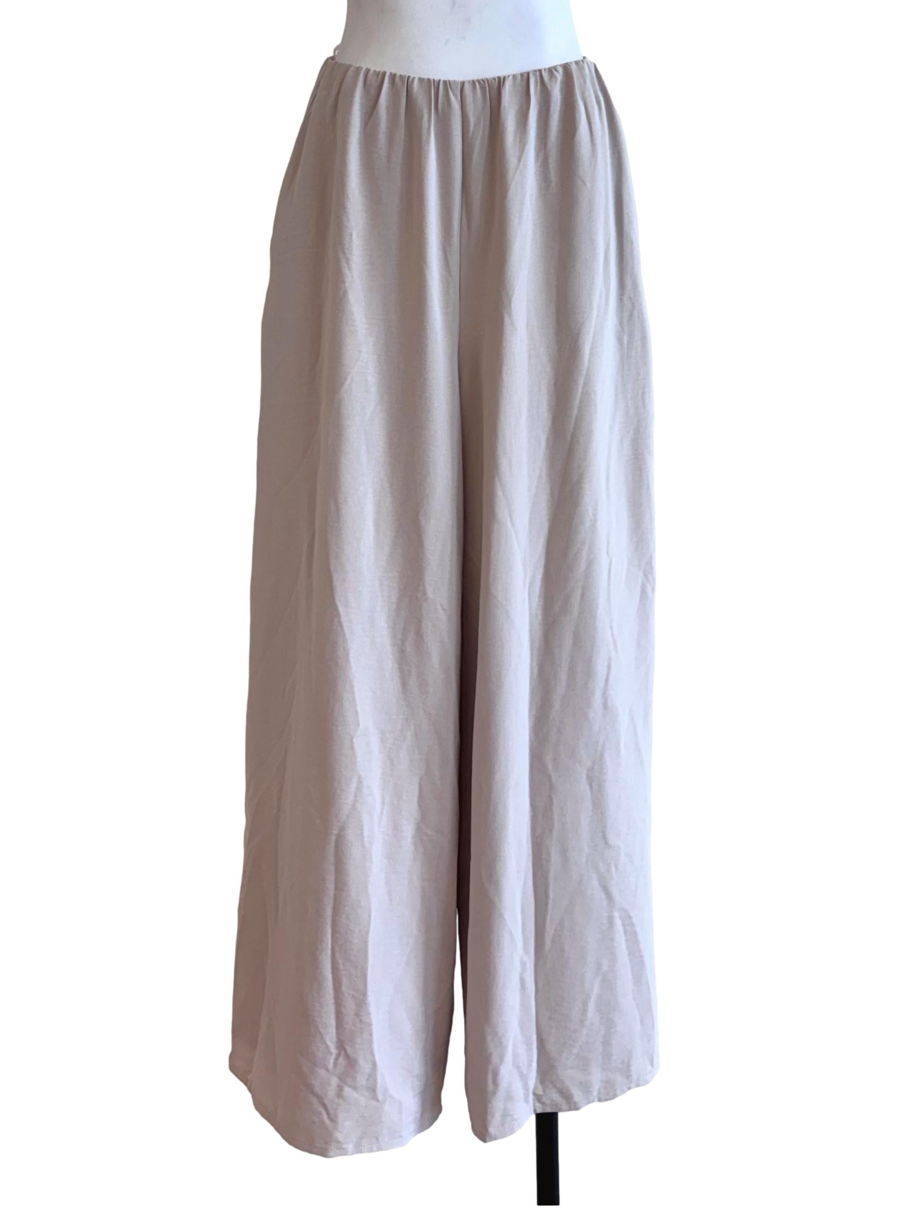 Nude Beige Casual Culottes TTR