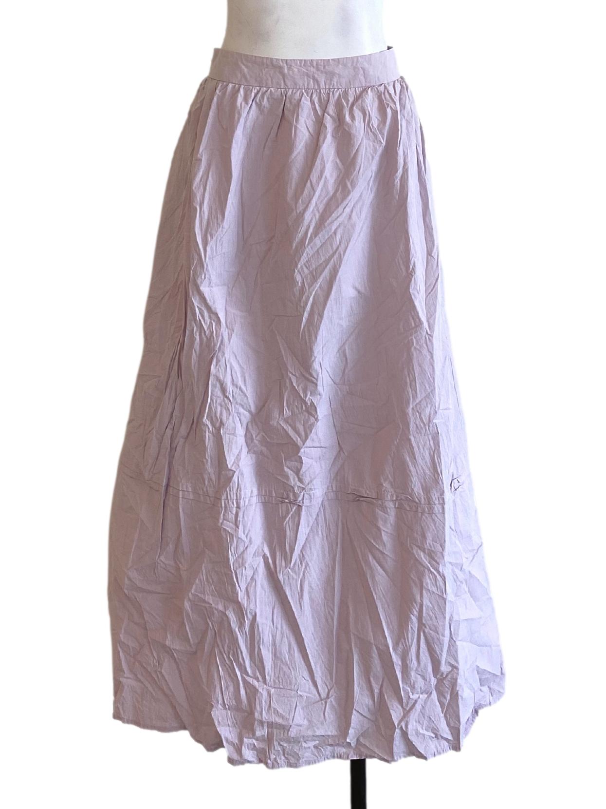Pastel Purple Long Loose Flowy A-Line Skirt