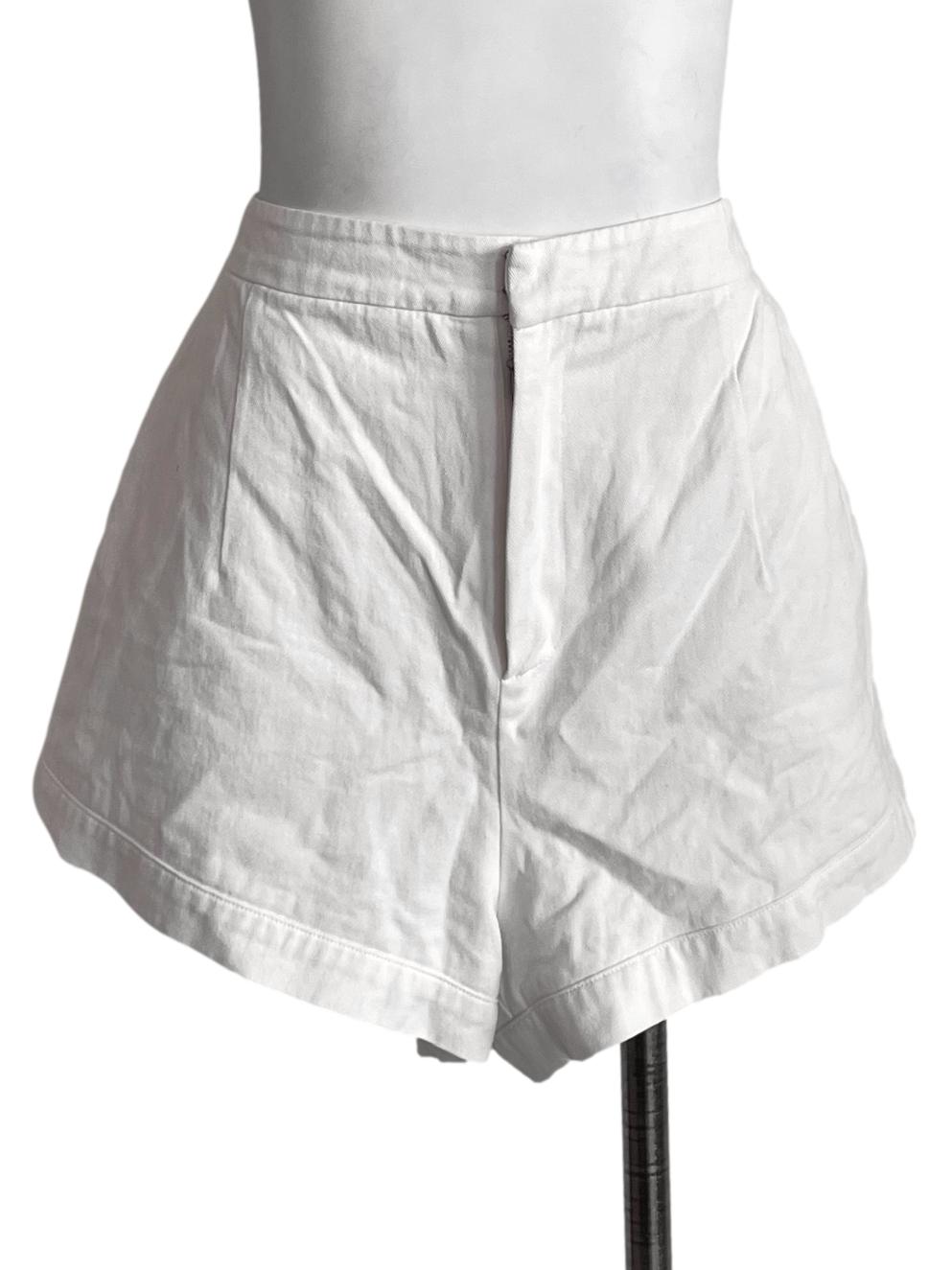 Cotton White Short Pants
