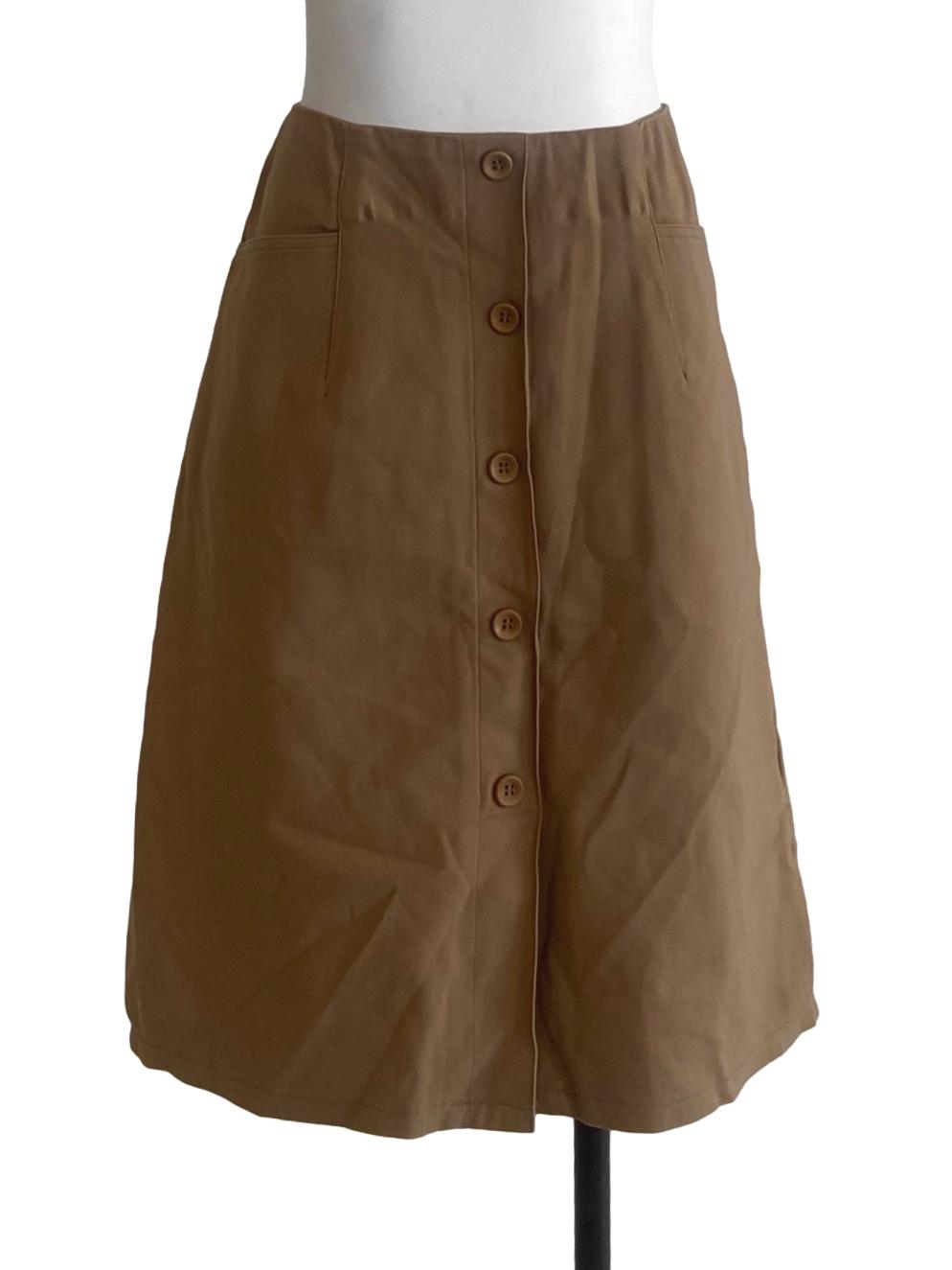 Tortilla Brown Tube Skirt