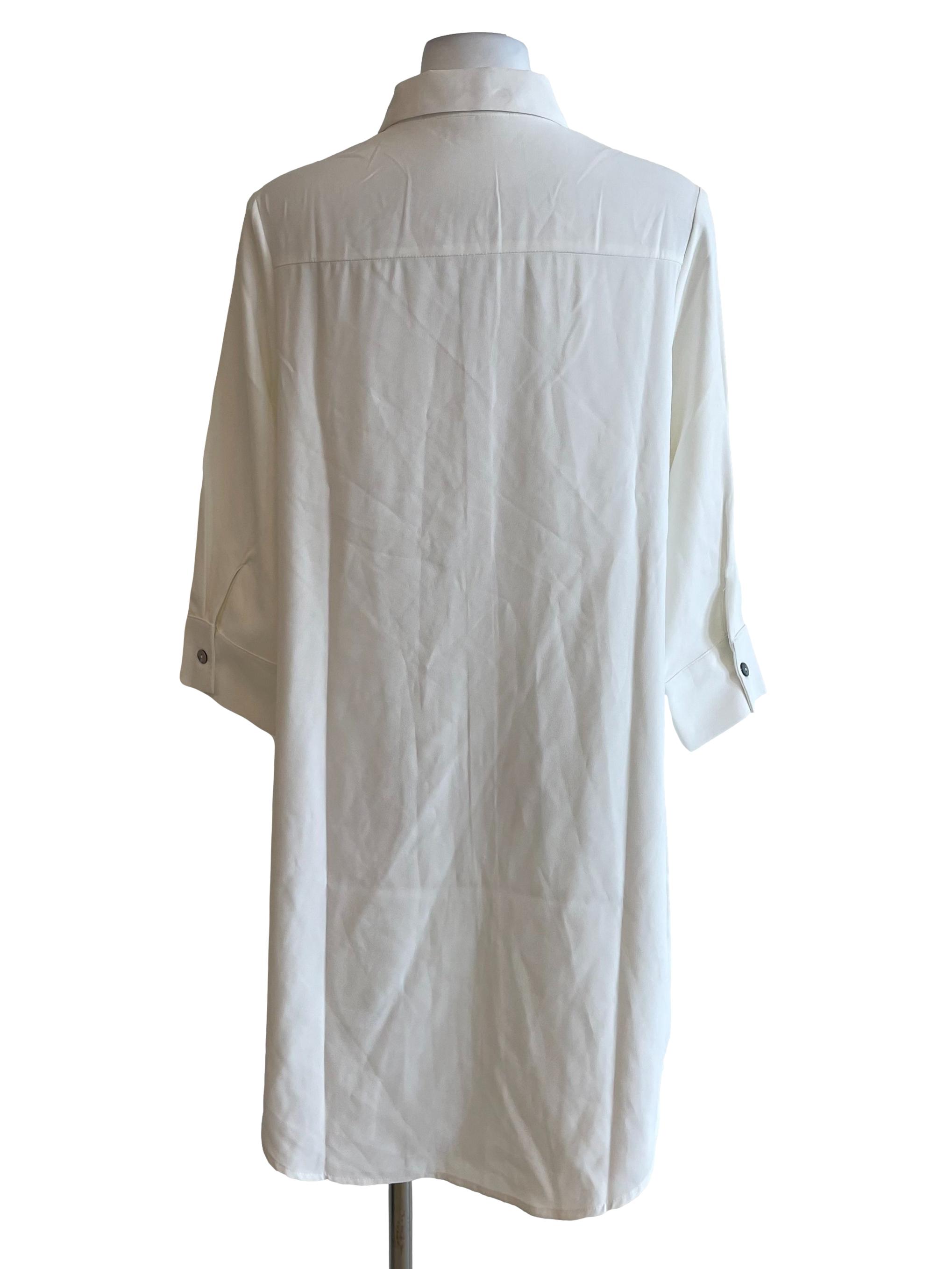 White Button Down Shirt Dress
