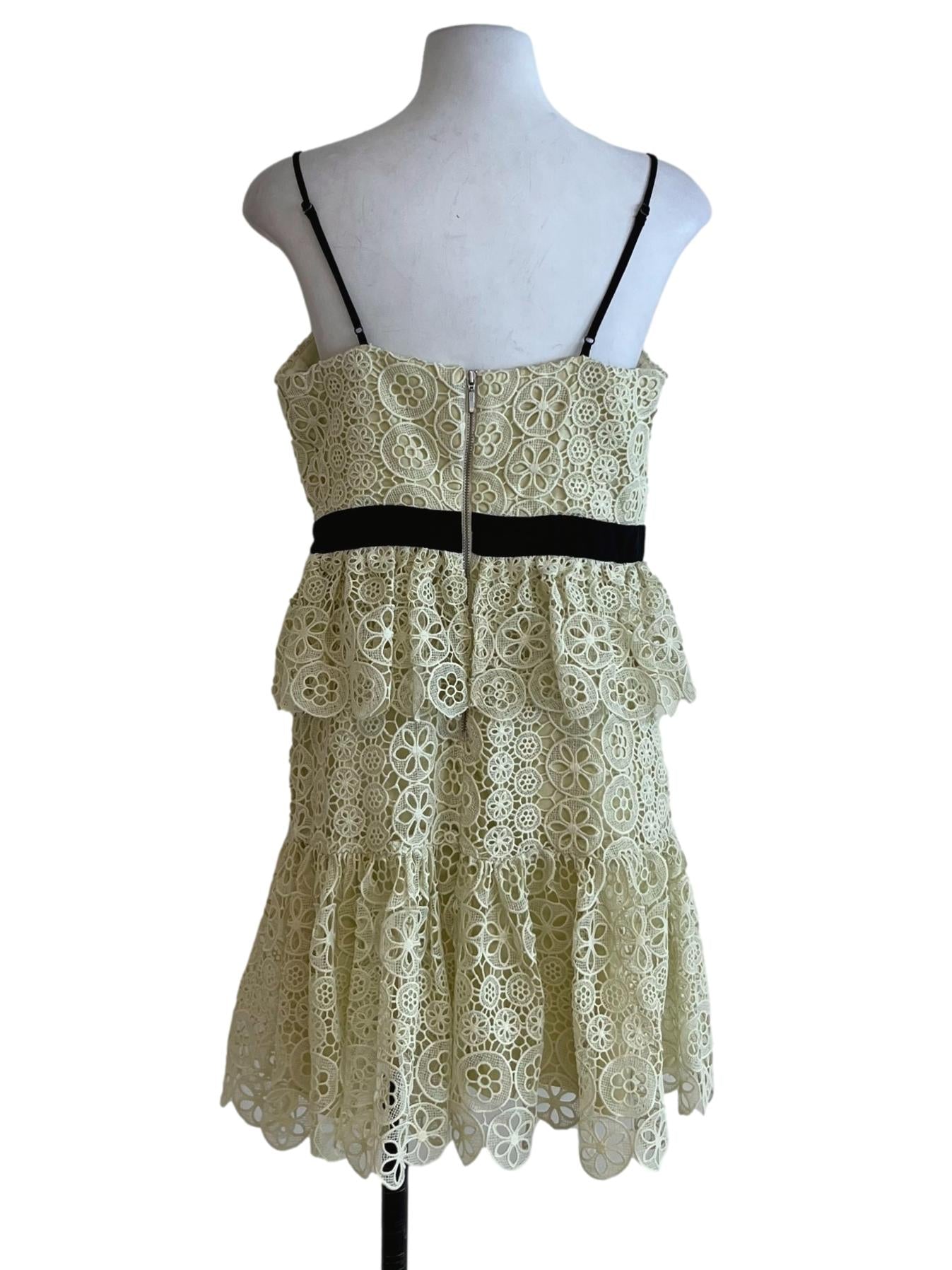 Buttermilk Lace Jumper Dress