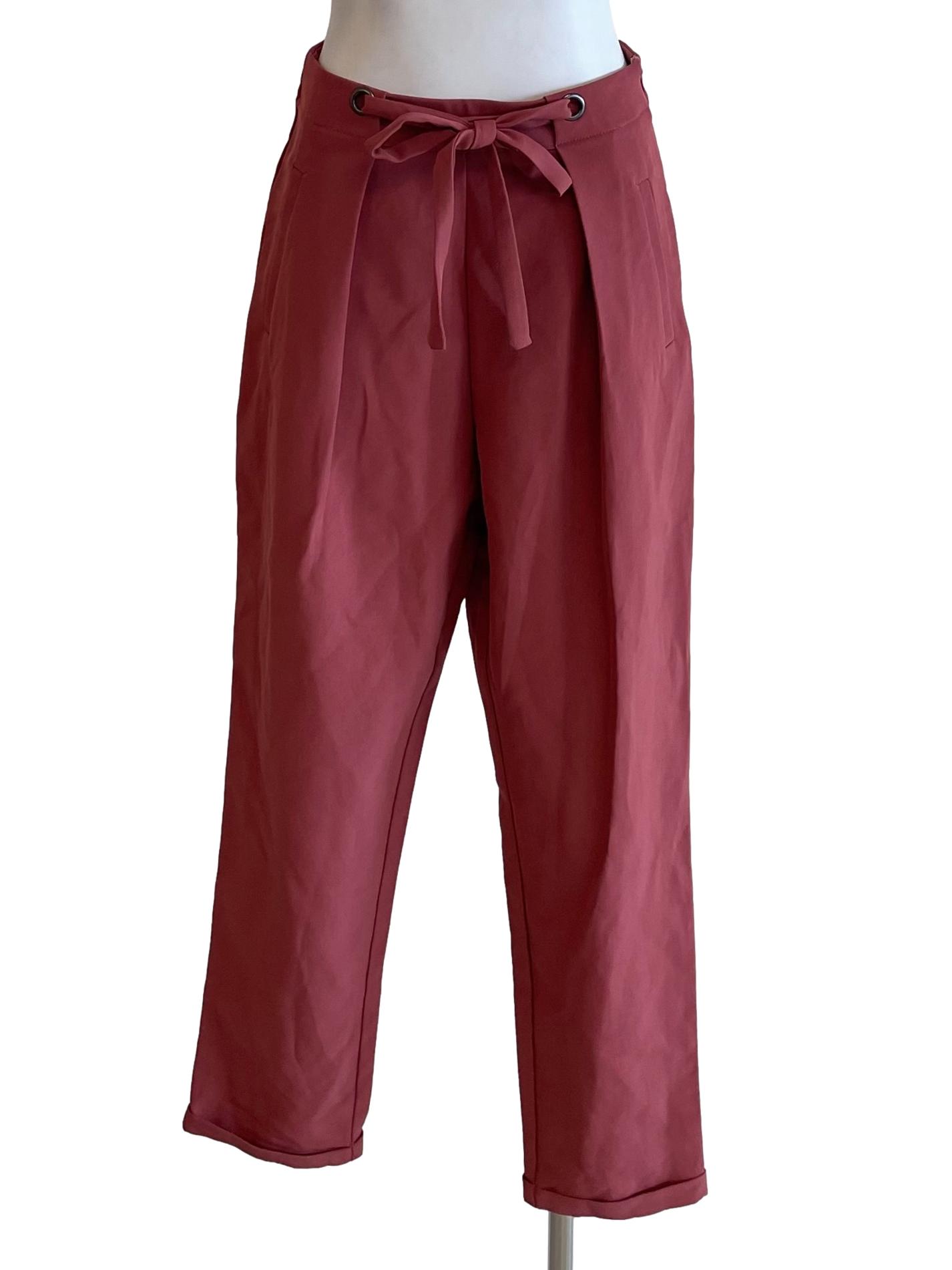 Blush Tie Bow Pants