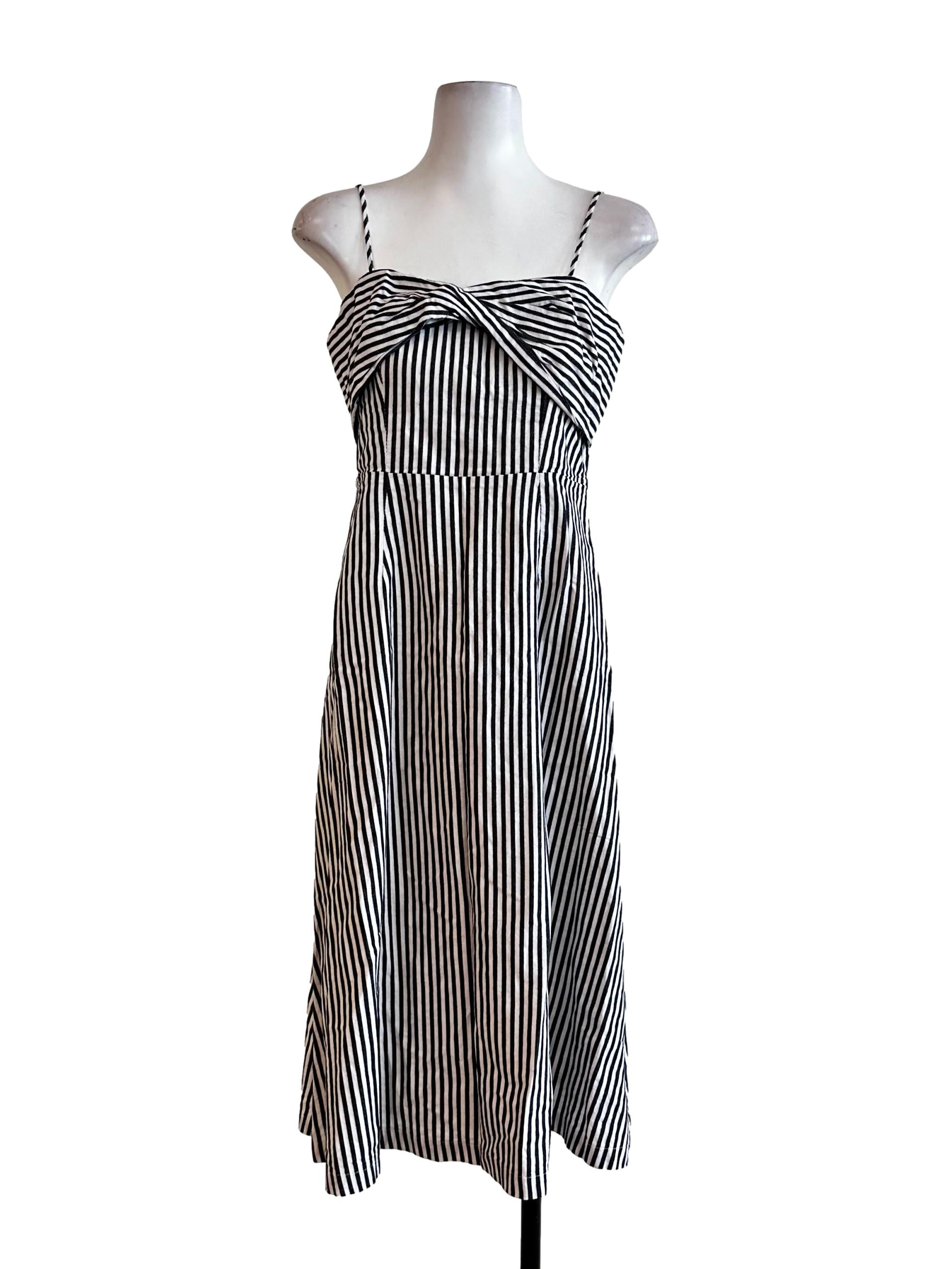 Black Bengal Stripes Dress TEM