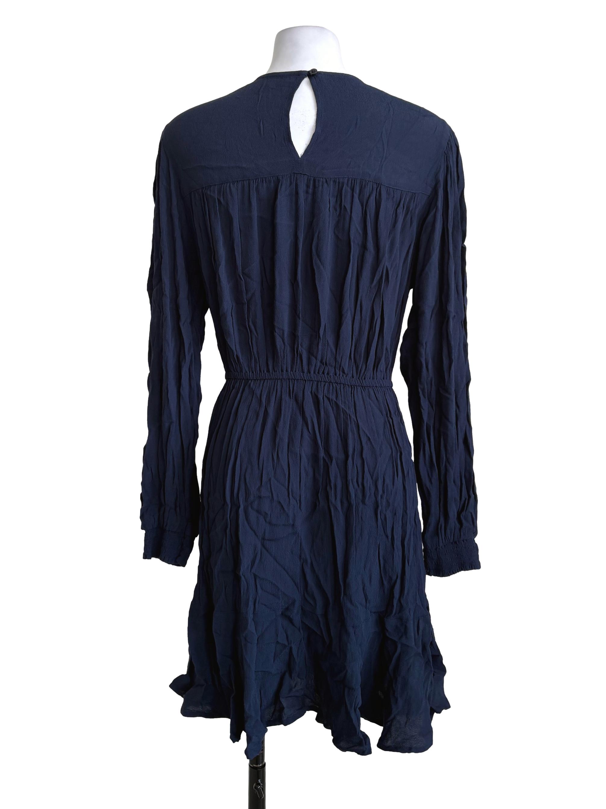 Indigo Blue A-Line Dress