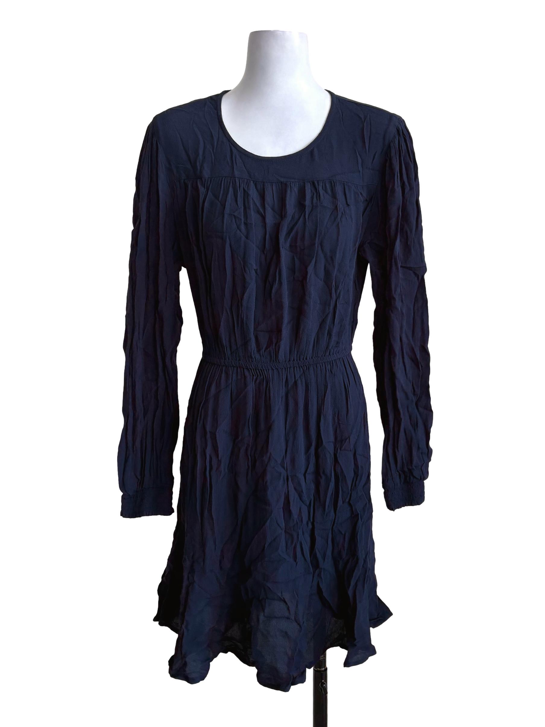 Indigo Blue A-Line Dress