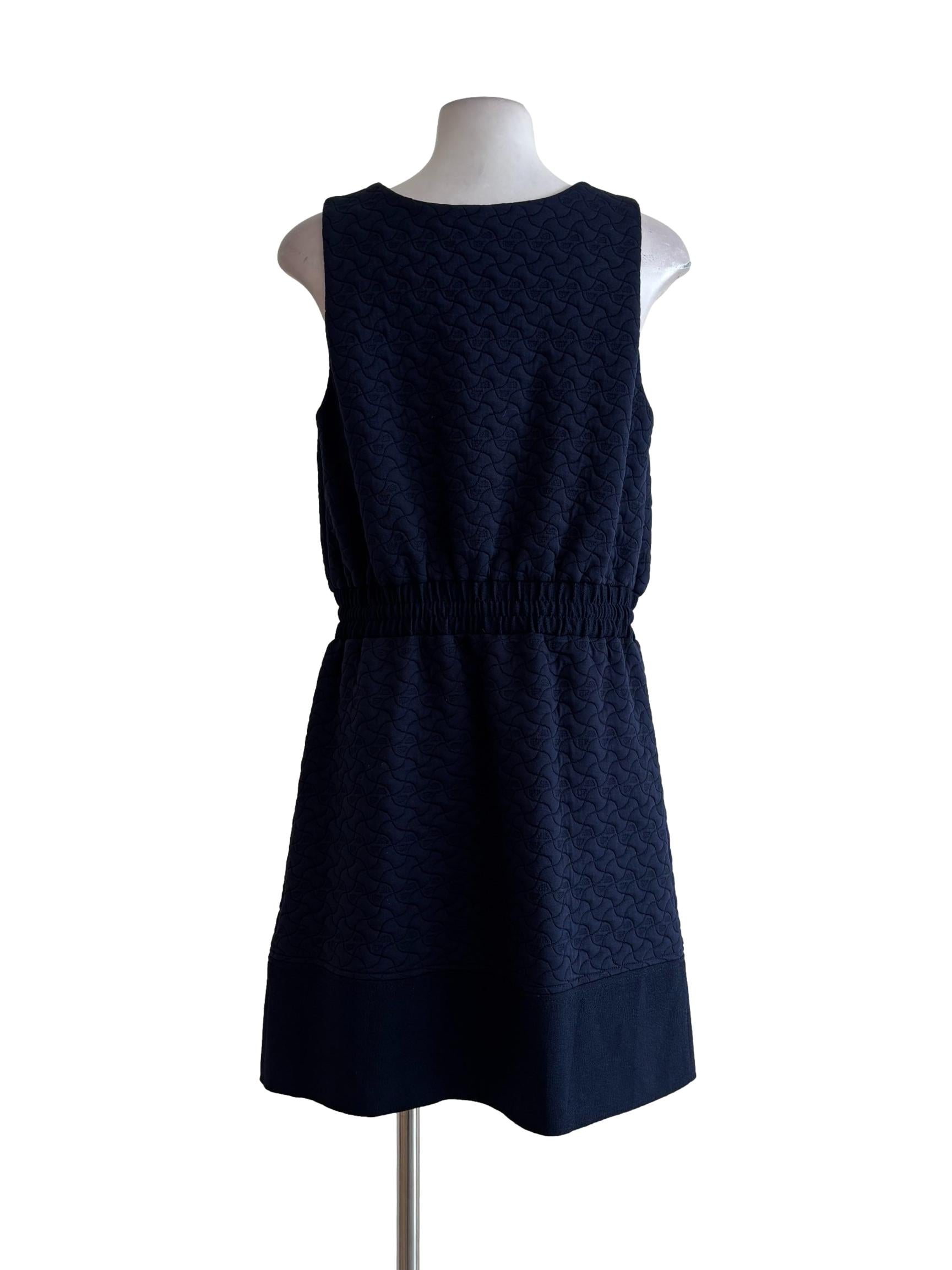 Navy Blue Sleeveless Dress