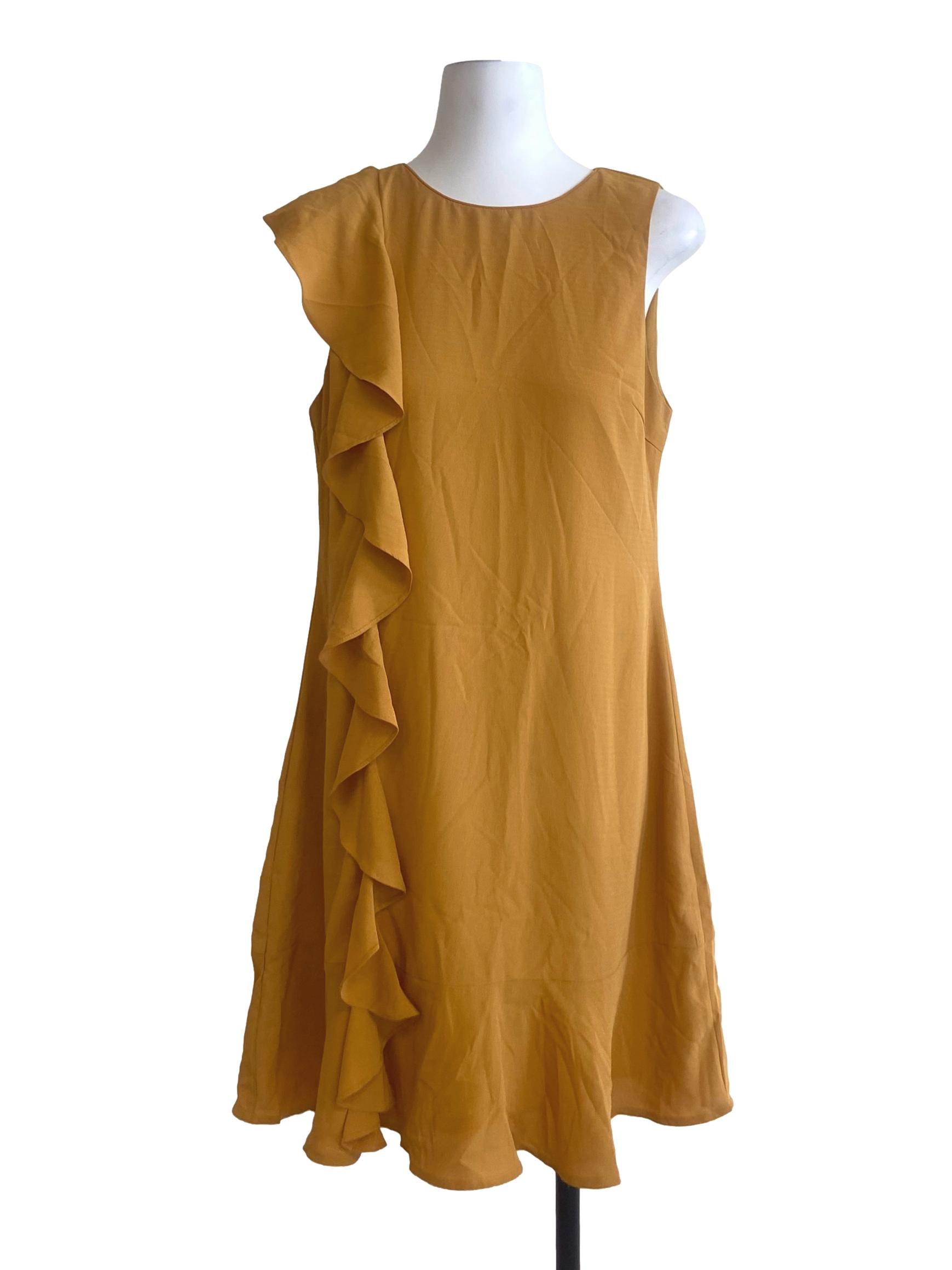 Dandelion Yellow Ruffled Drop Waist Dress