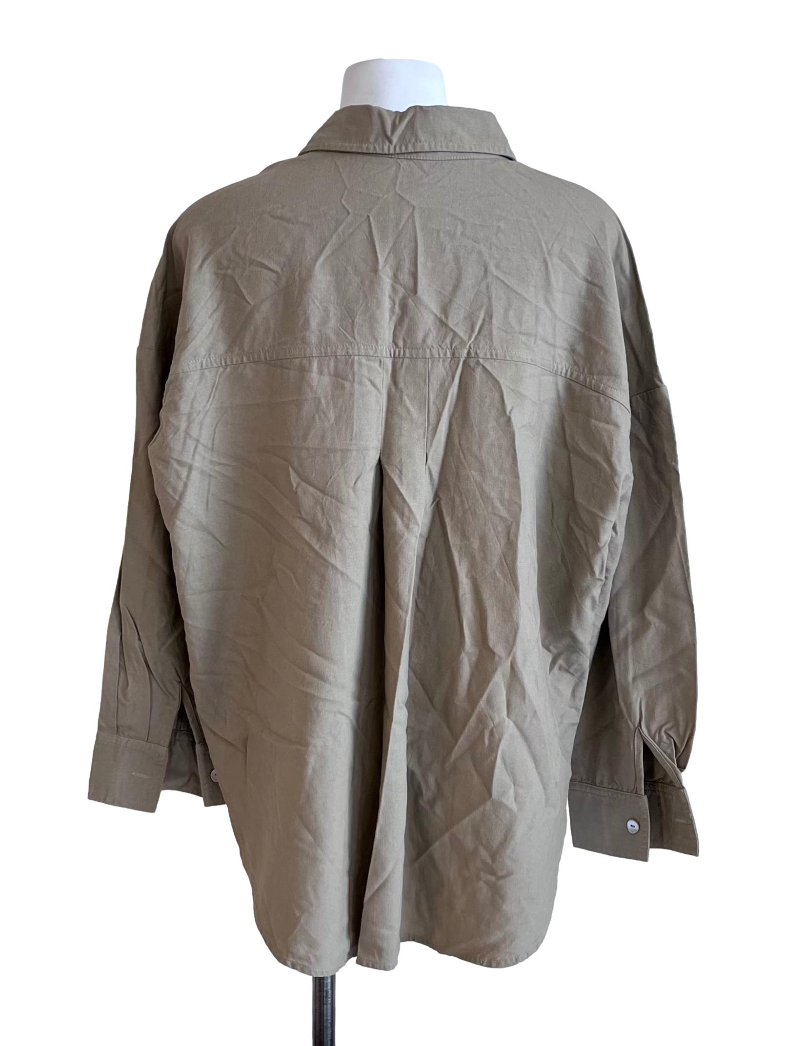 Light Brown Oversized Shirt