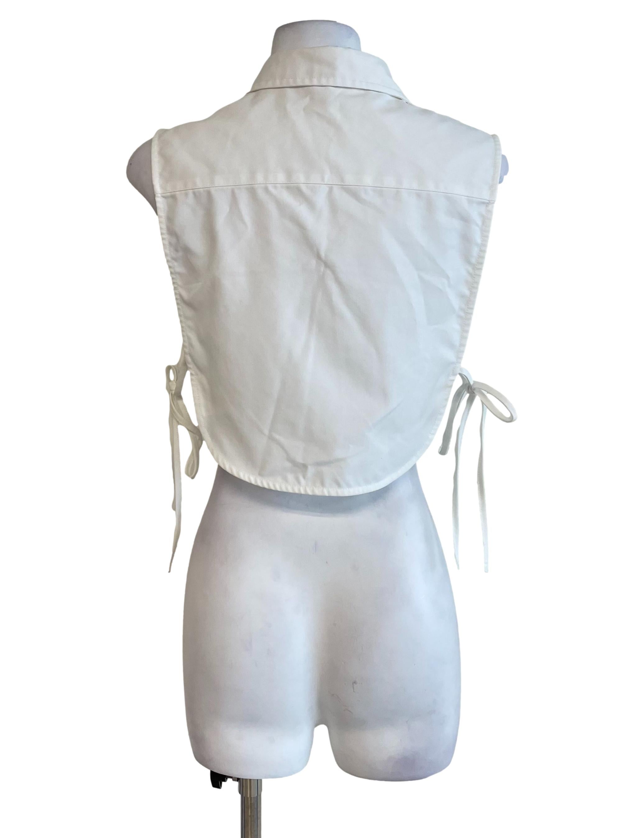 White Detachable Fake Collar
