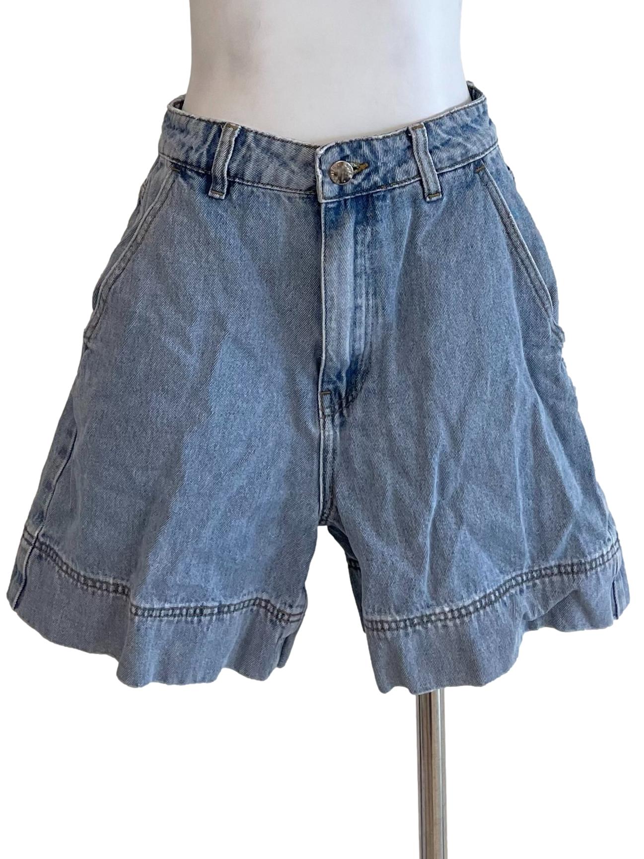 Light Blue Denim Shorts