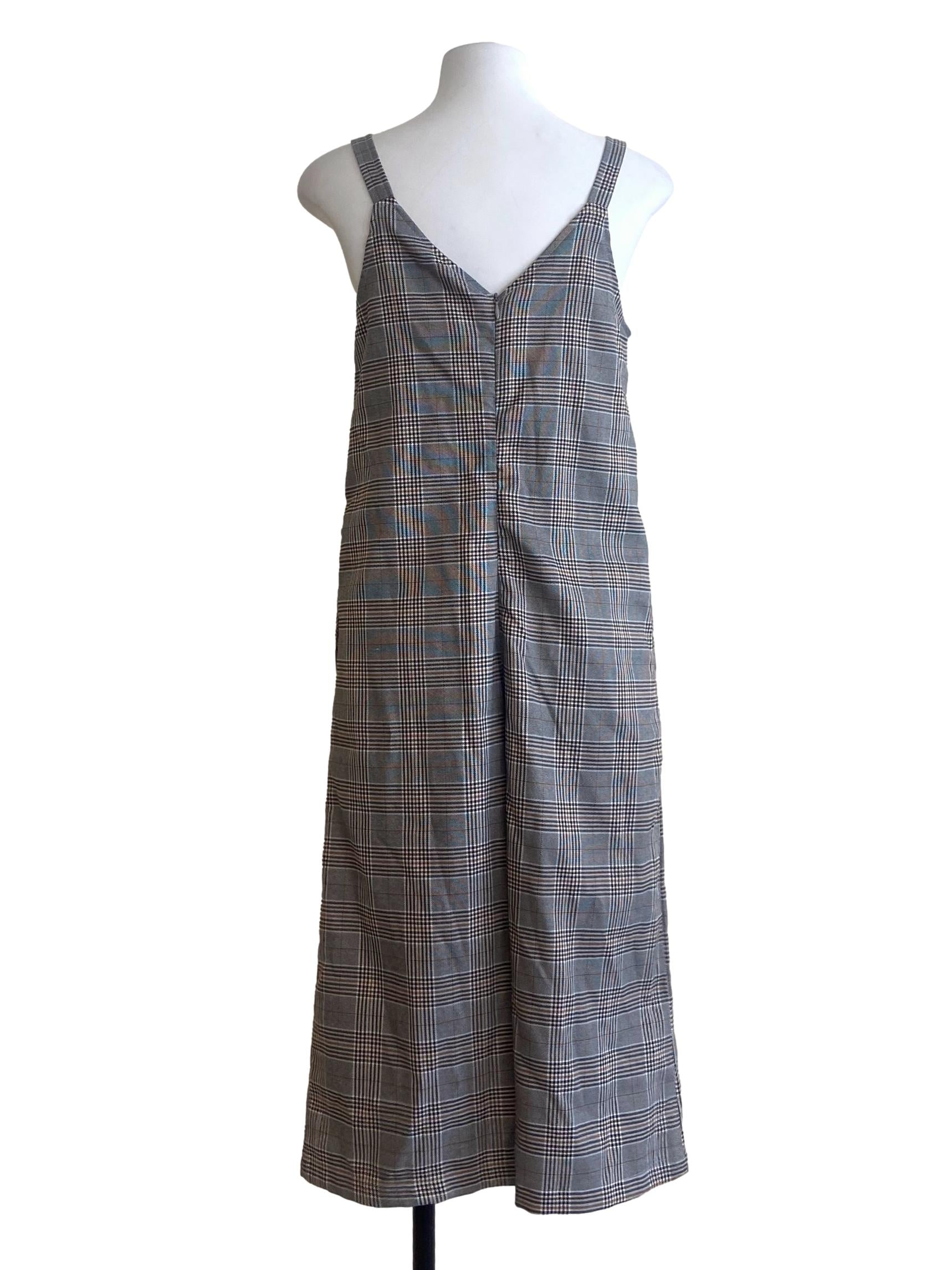 Black & Brown Tartan Jumpsuit TTR