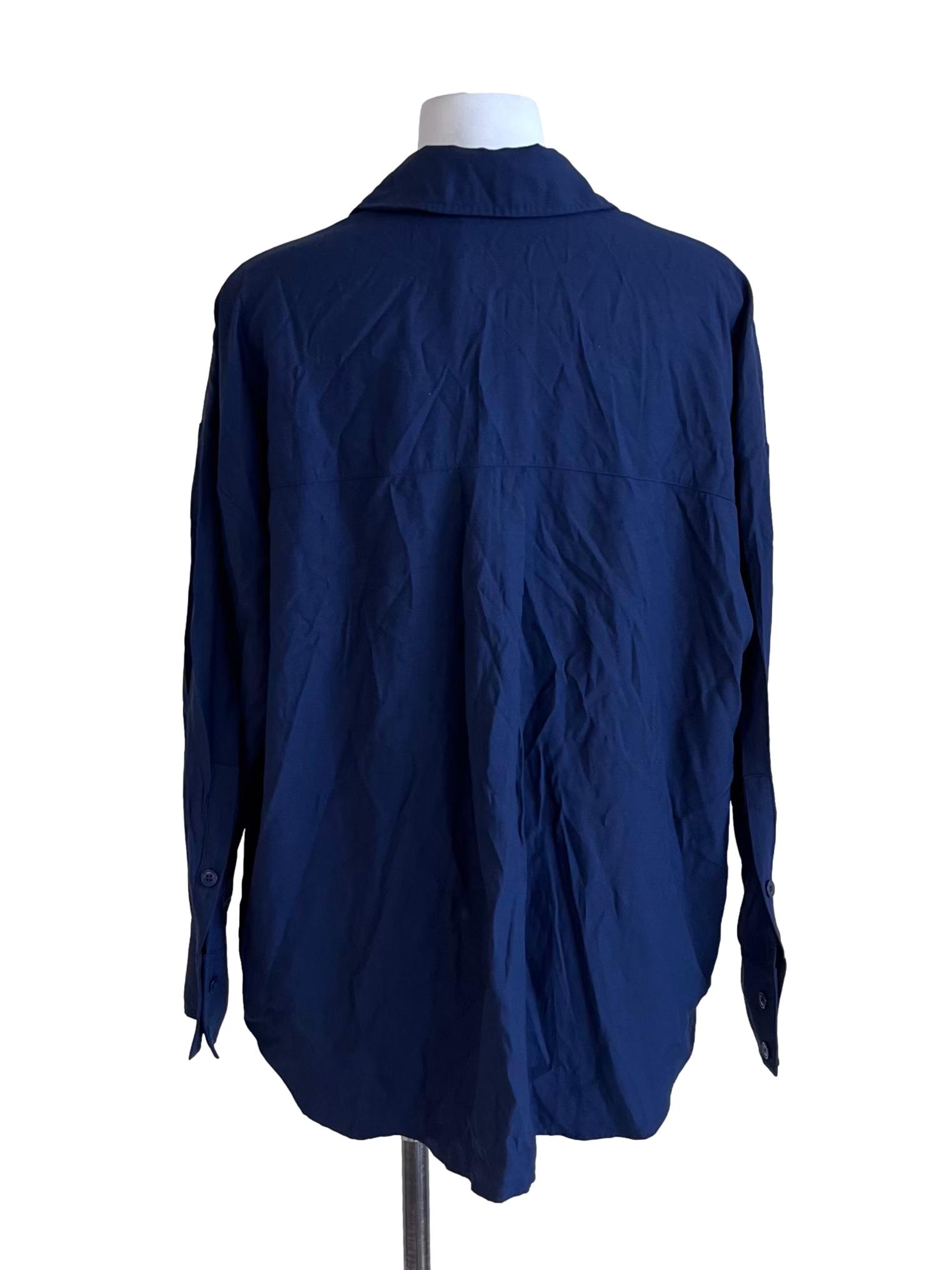 Berry Blue Oversized Shirt
