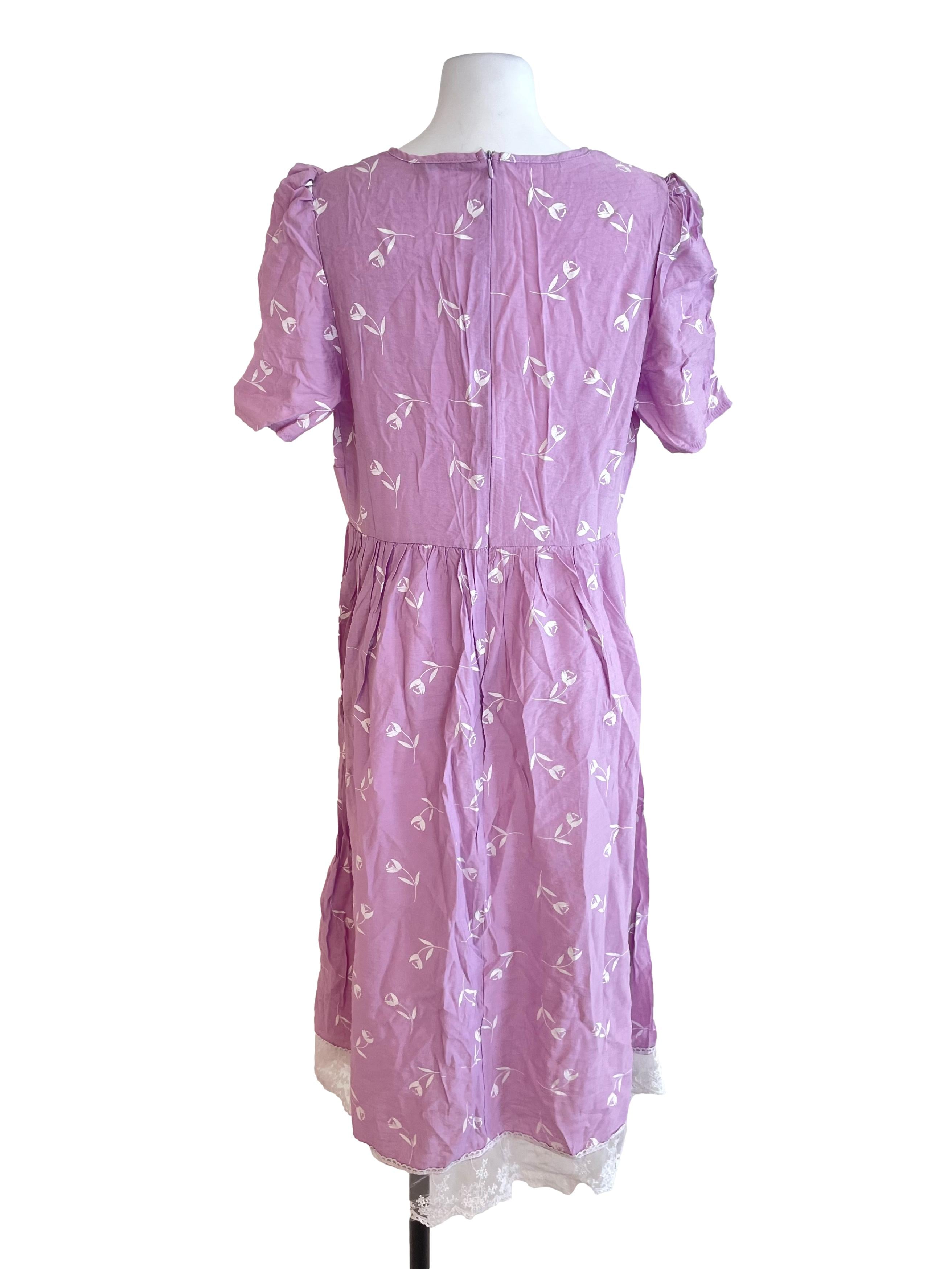 Orchid Purple Bouffont Dress