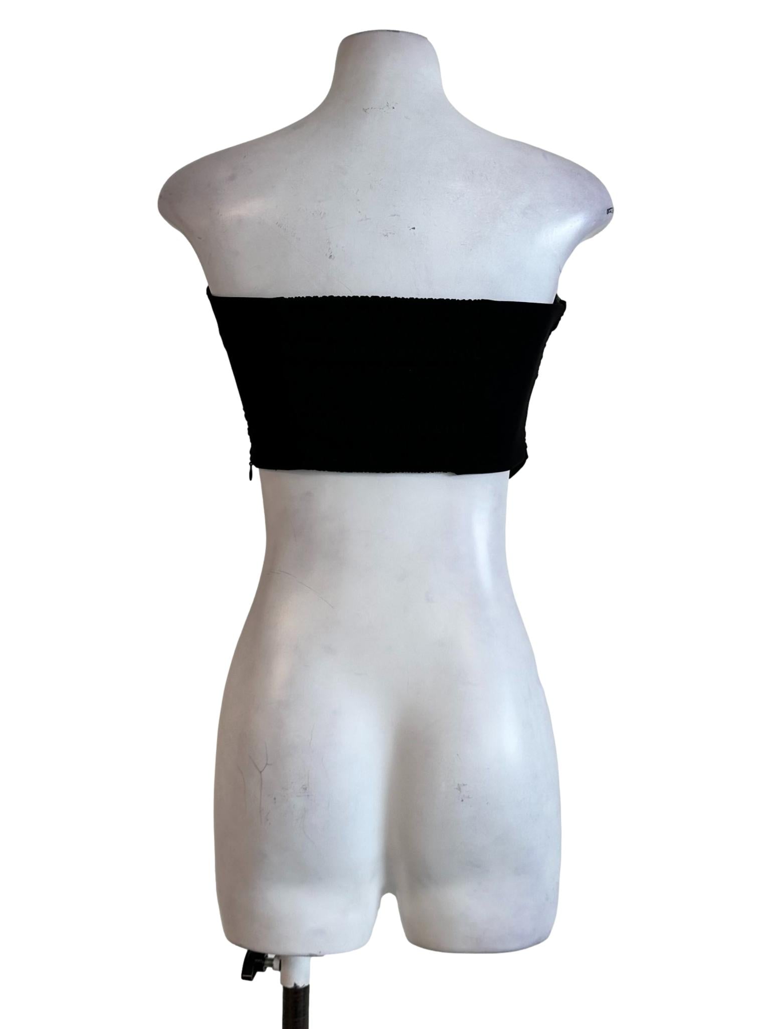 Black Padded Tube Top