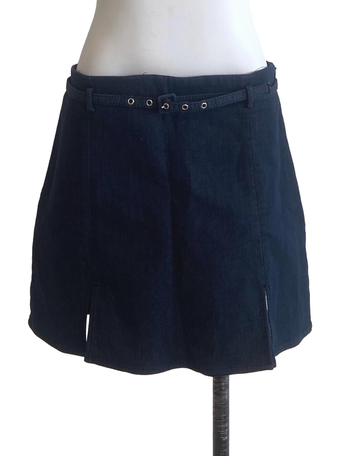 Navy Blue Circle Skorts