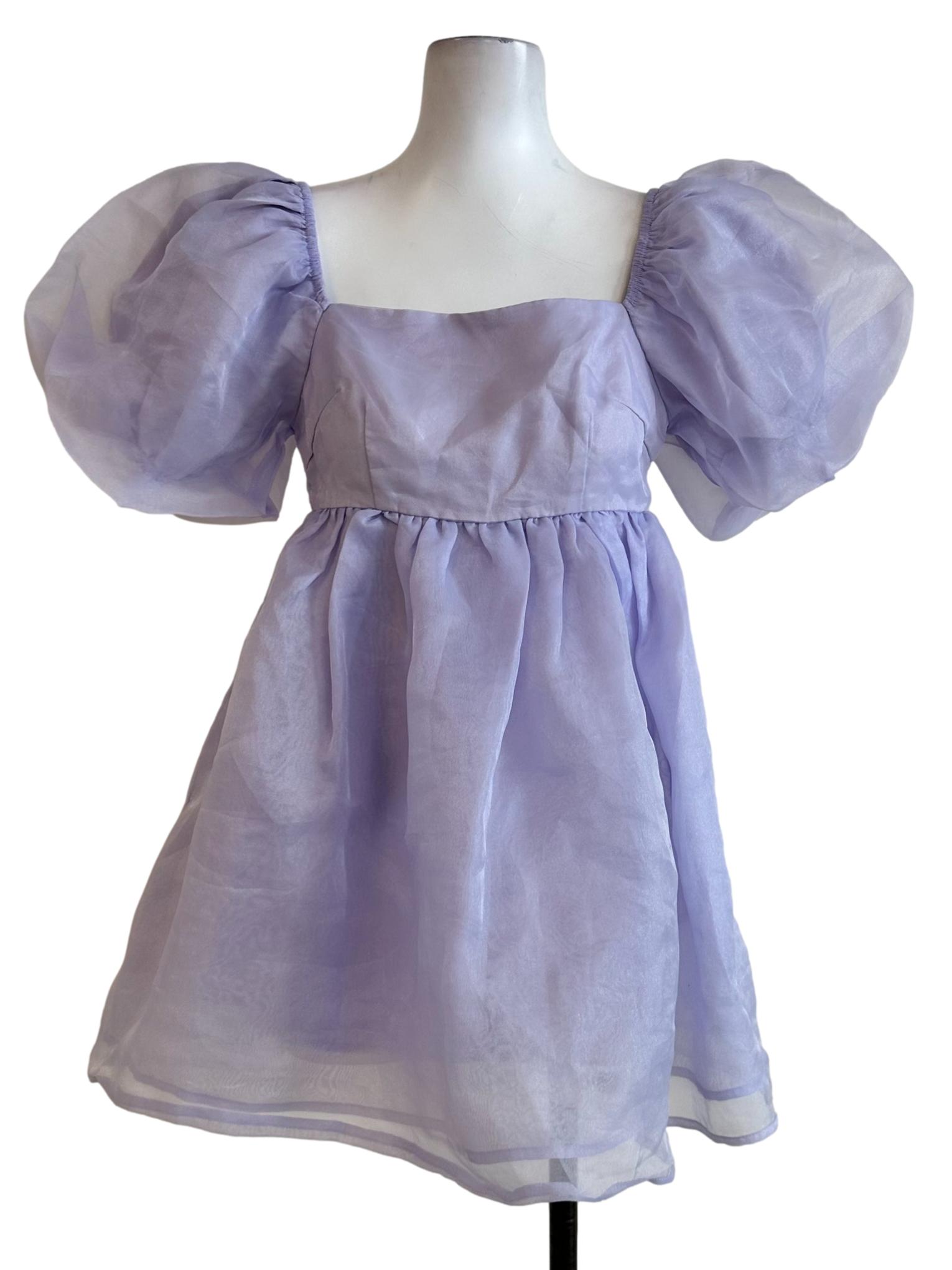 Heather Purple Romper Dress