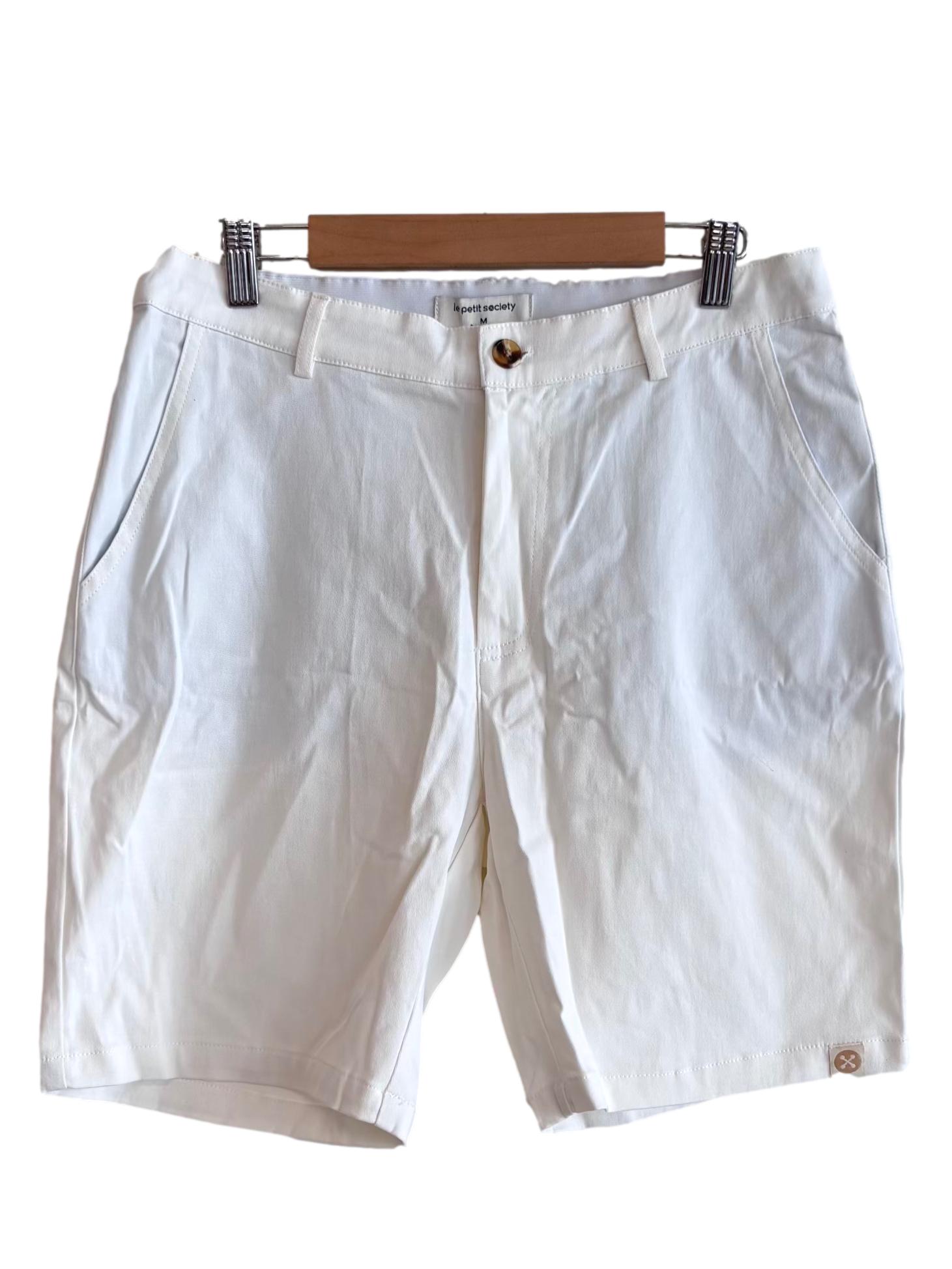 White Signature Bermuda Shorts
