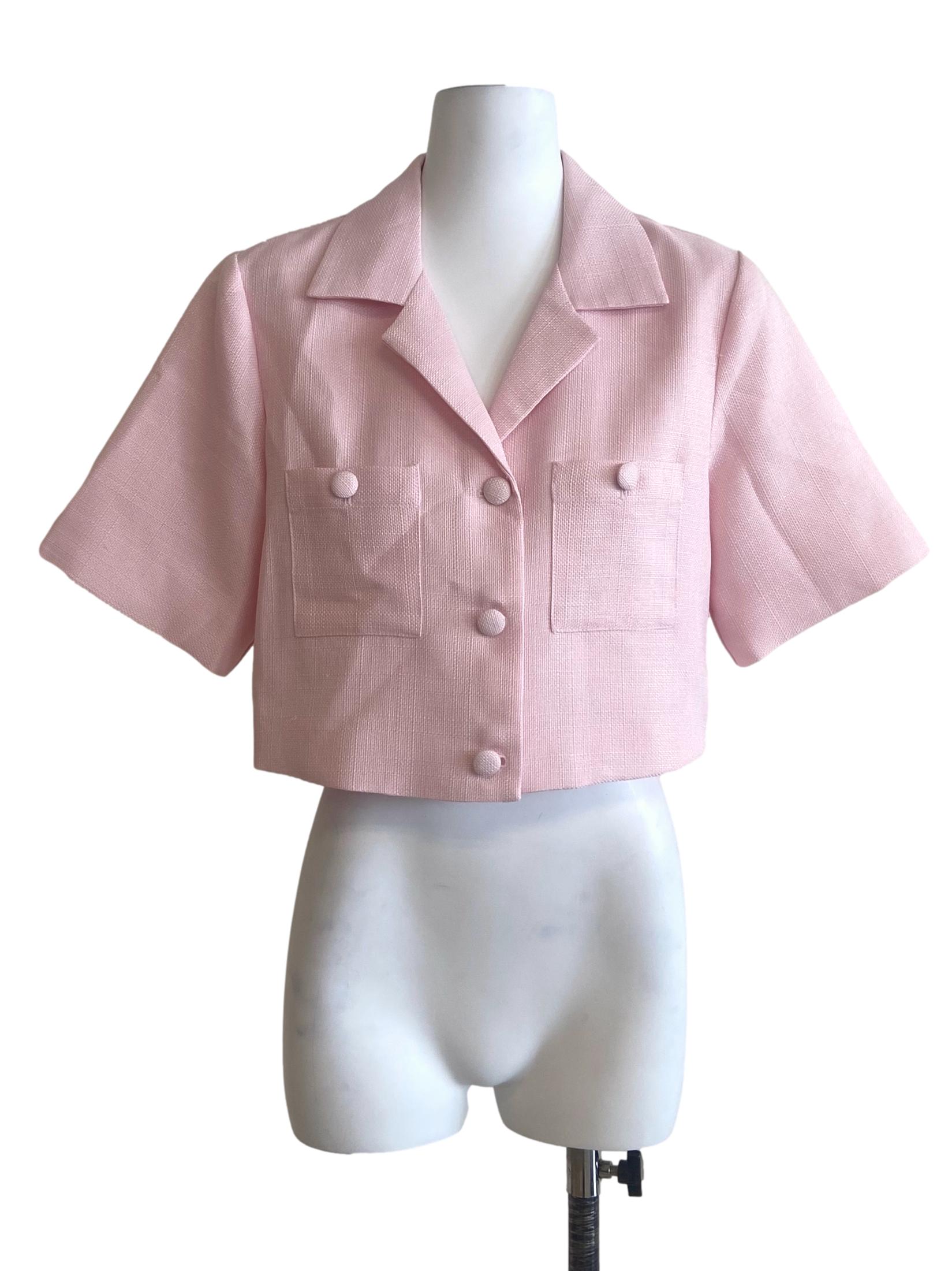 Lemonade Pink Crop Top LB