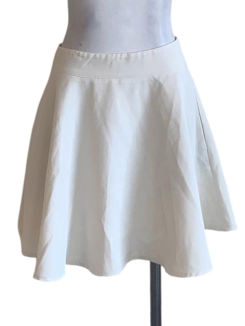 White Semi Circle Skirt