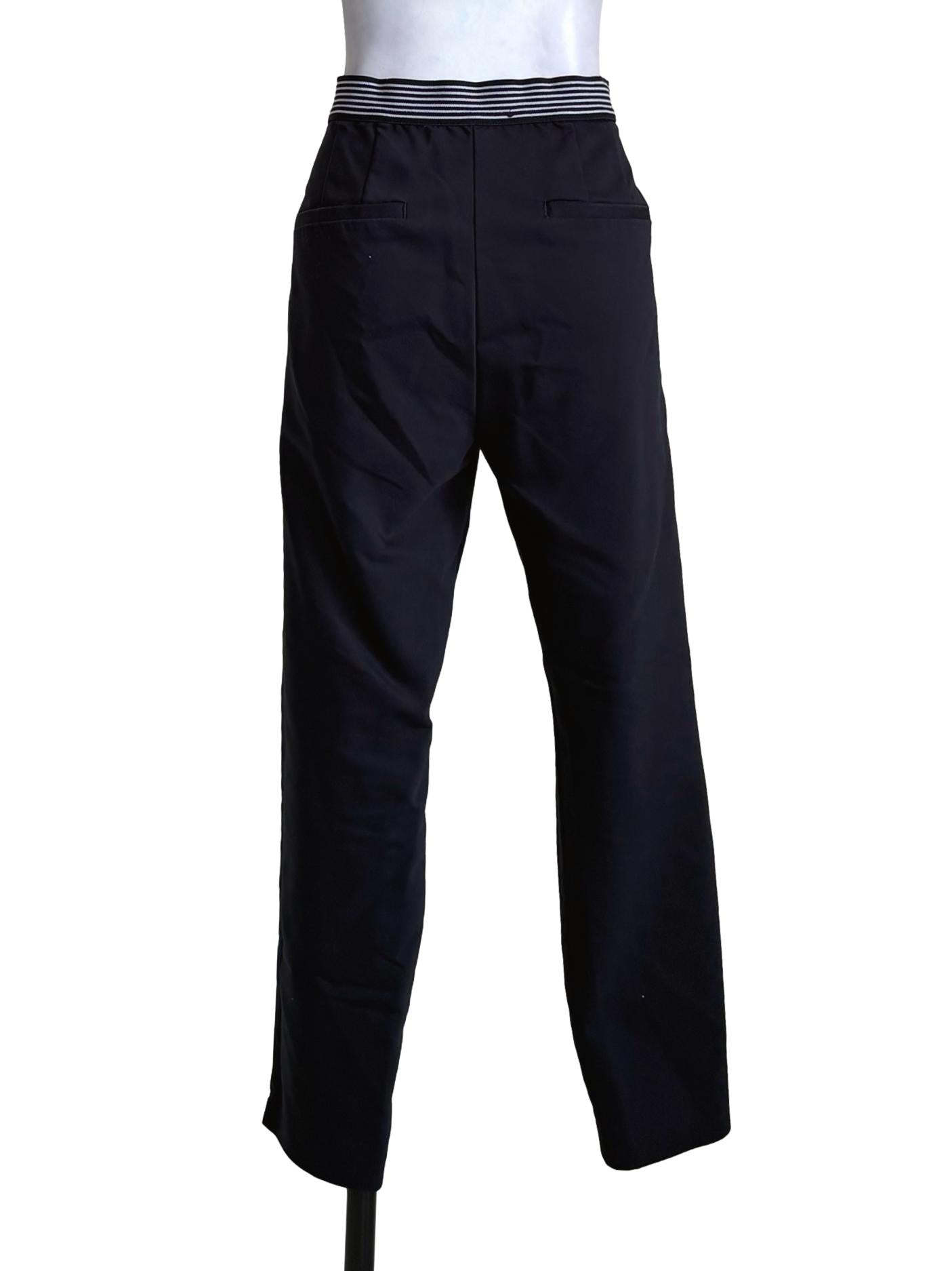 Black Skinny Pegged Pants