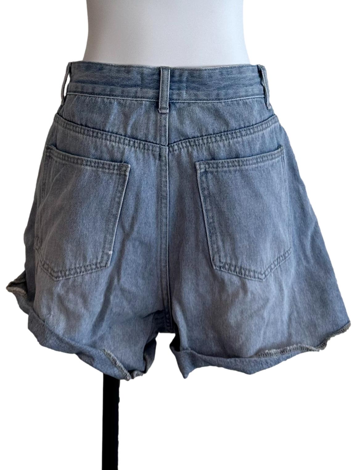 Light Blue Denim Shorts