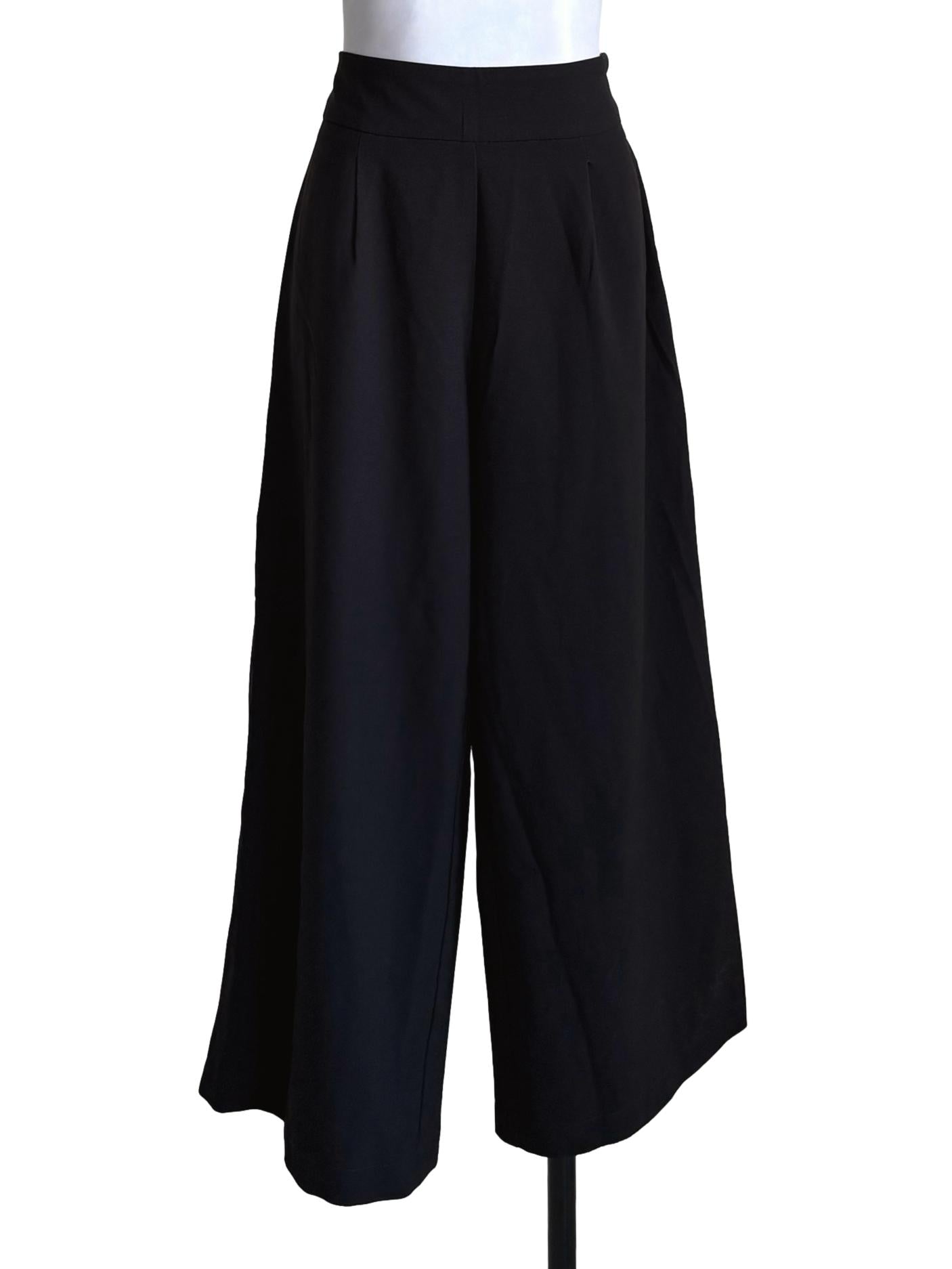 Black Wide Leg Dress Pants