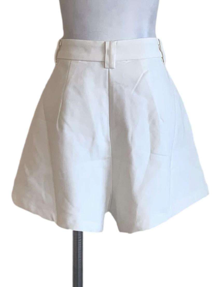 White A-Line Short