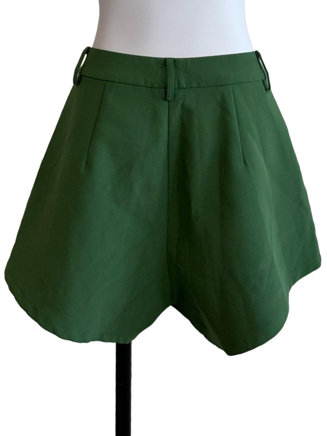 Fern Green Casual Shorts