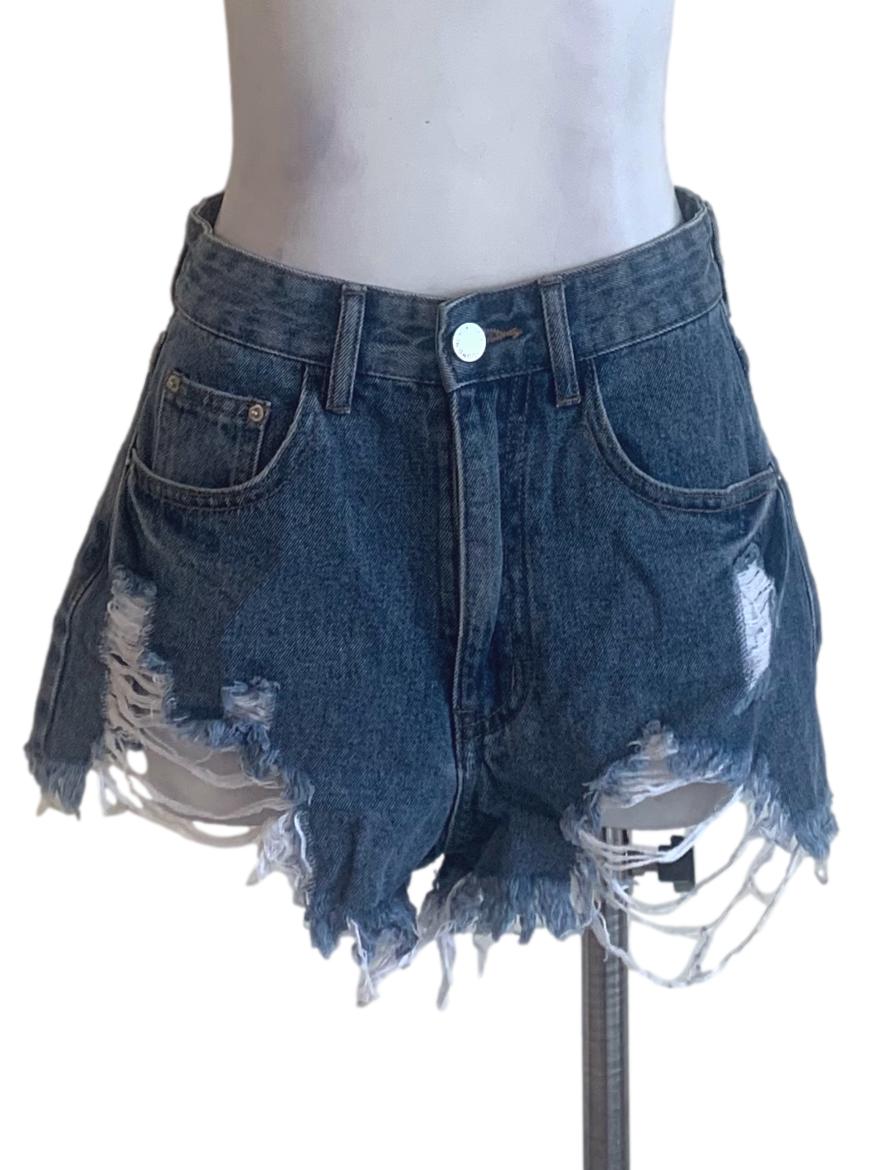 Denim Blue Short Jeans YHF