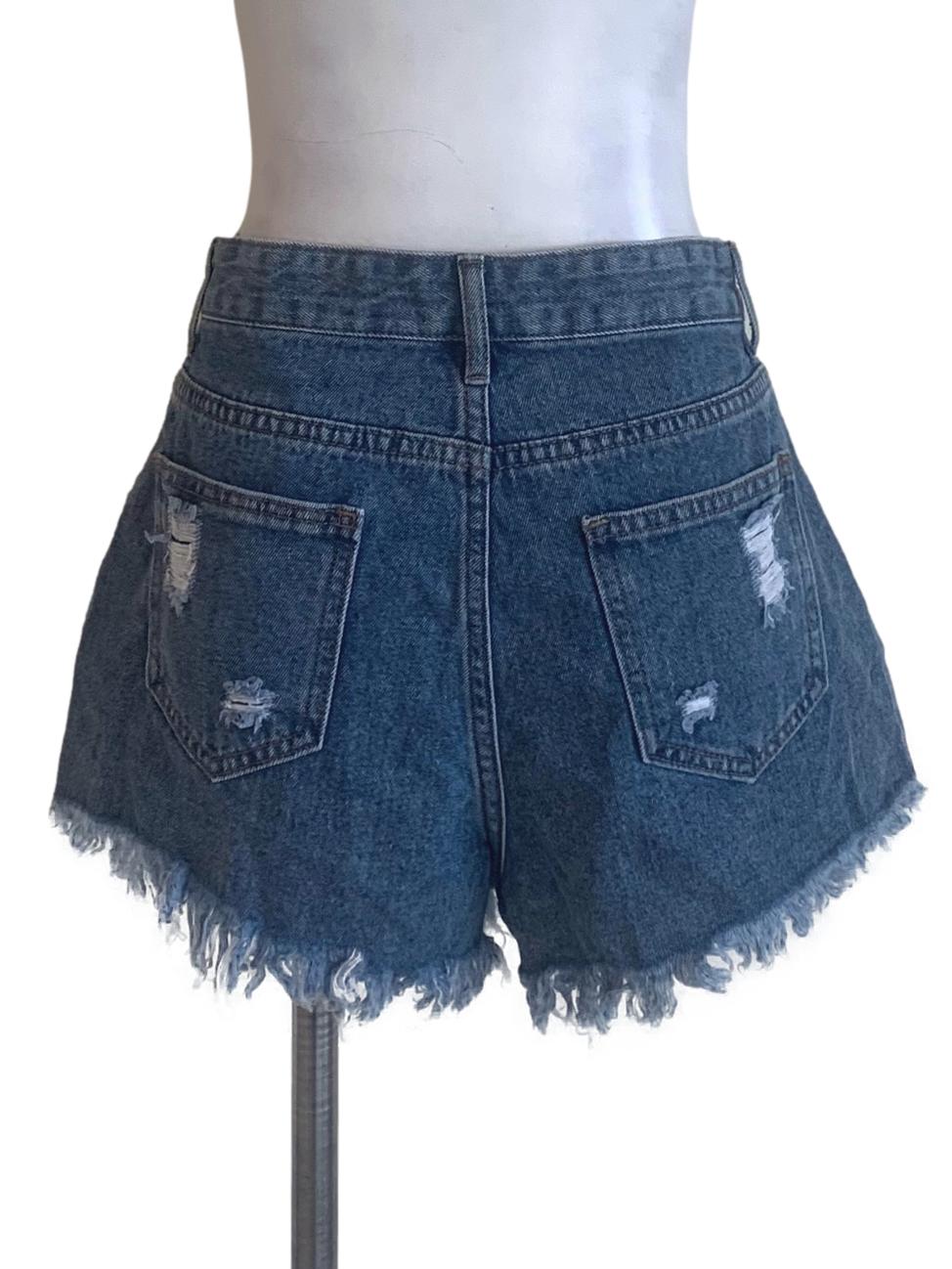 Denim Blue Short Jeans YHF